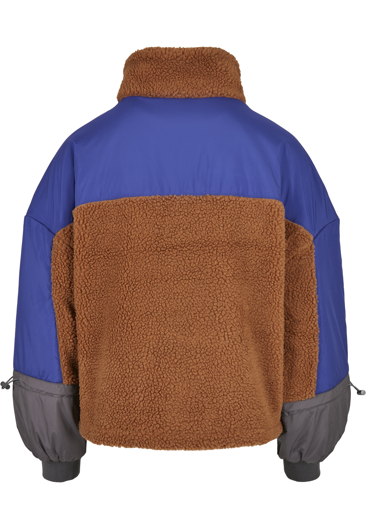 URBAN CLASSICS Outdoorjacke »Frauen Ladies Sherpa 3-Tone Pull Over Jacket«,  (1 St.), ohne Kapuze für bestellen | BAUR