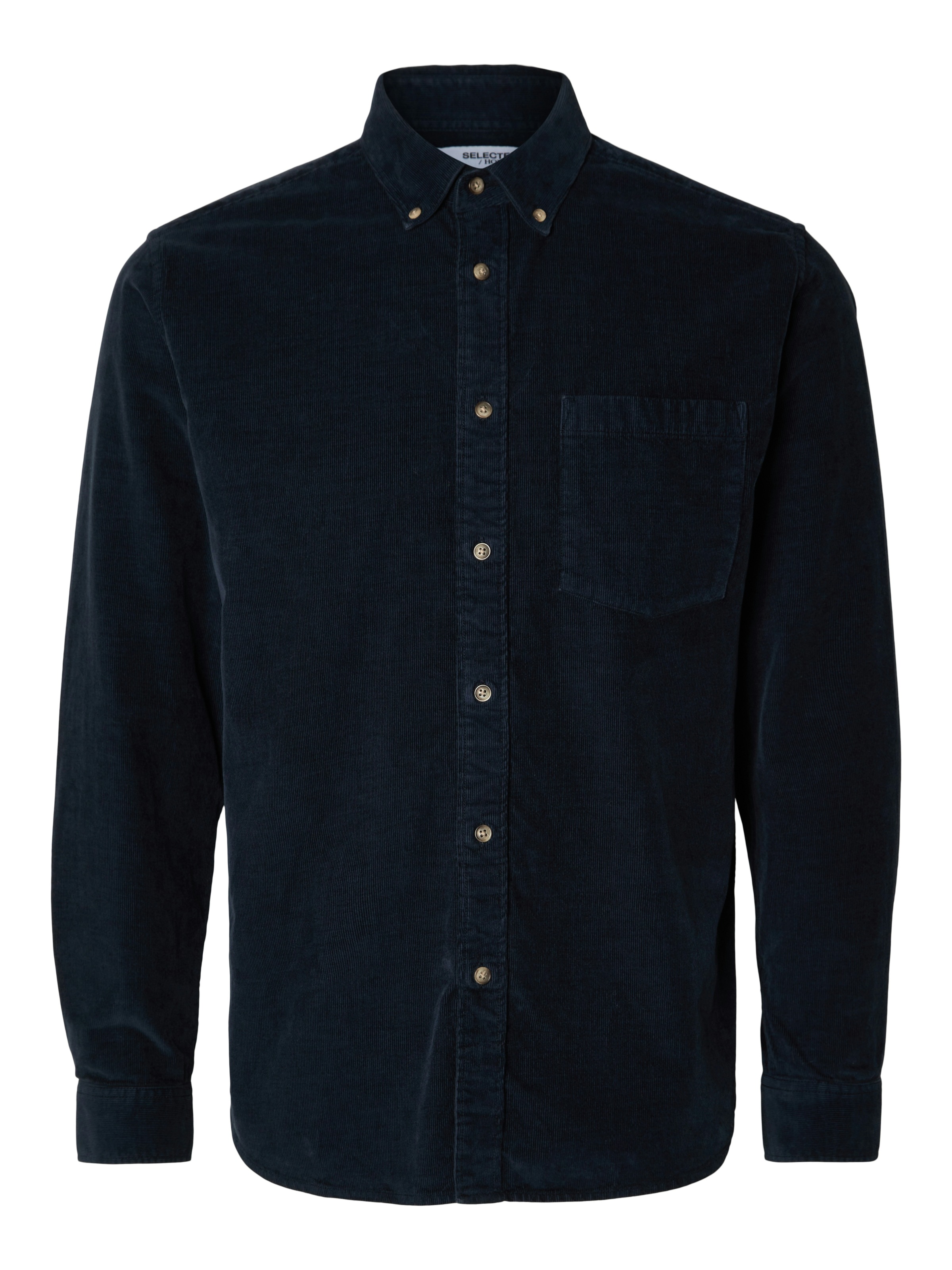 SELECTED HOMME Langarmhemd "SLHREG-DAN CORD SHIRT LS" günstig online kaufen