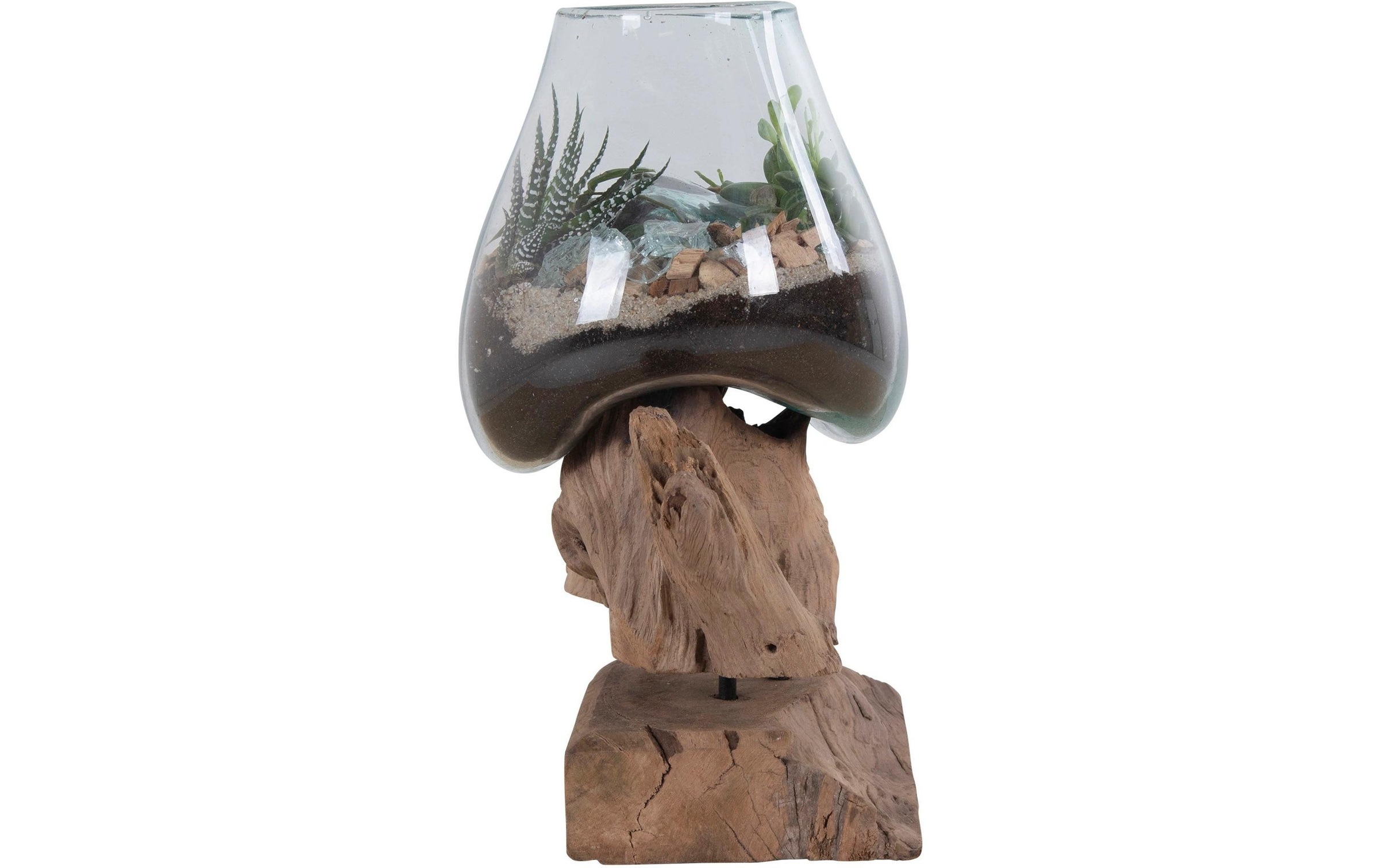 House Nordic Dekoschale »San Marino 25 x 18 x 15 cm 1« Holzart: Teakholz (Indonesien)