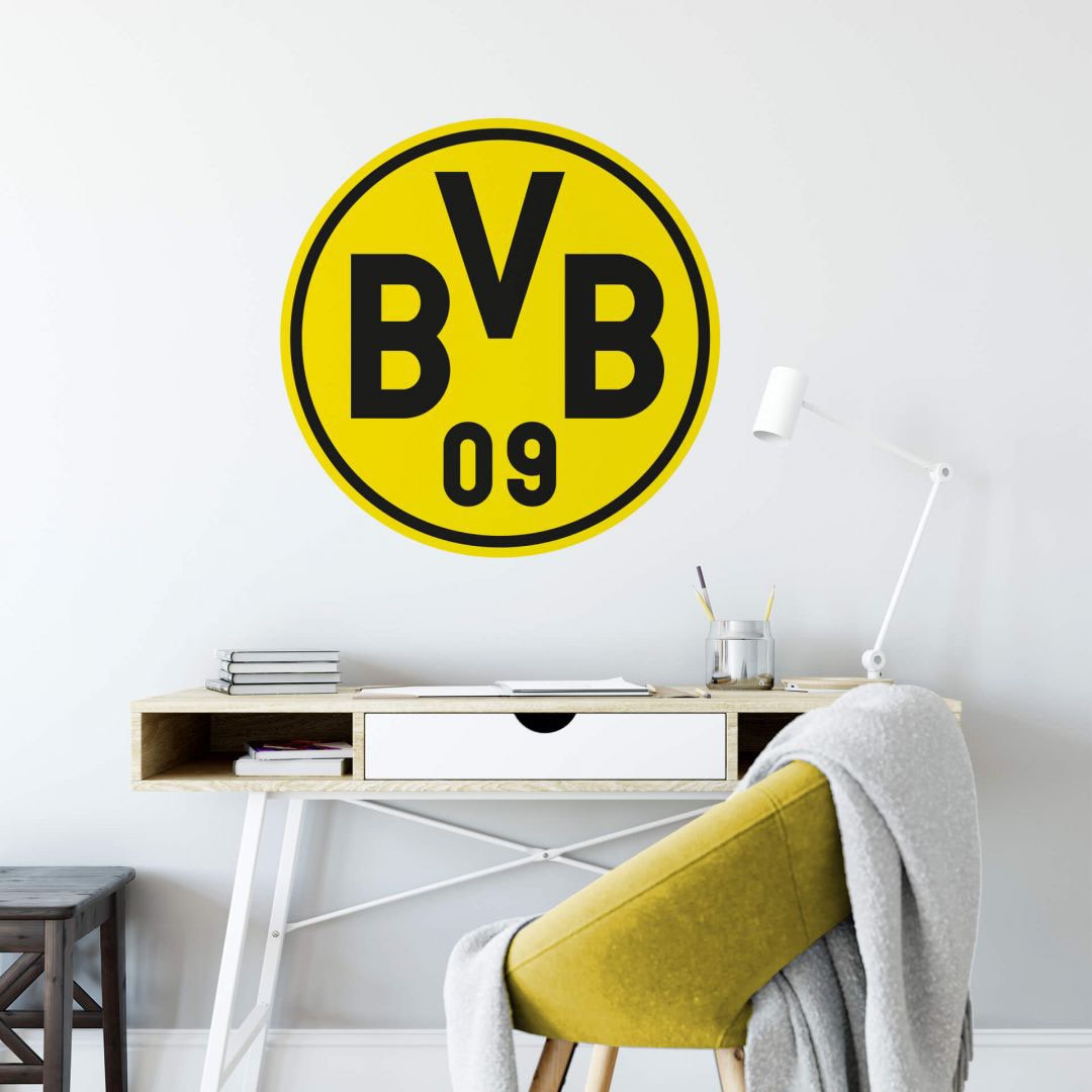 Wall-Art Wandtattoo »Fußball Borussia Dortmund Logo«, (1 St.), selbstklebend, entfernbar