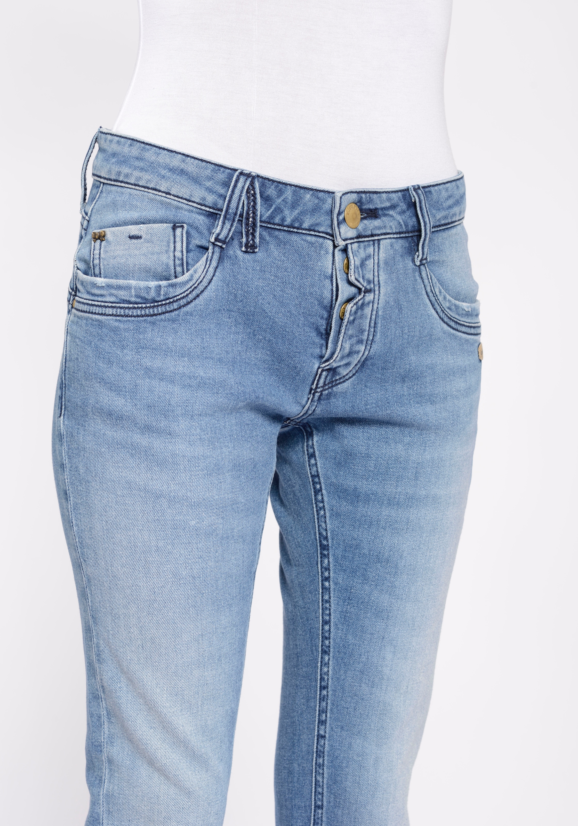 GANG Relax-fit-Jeans »94GERDA DEEP CROTCH«, aus der ECO LINE mit  Bio-Baumwolle und Stretch online bestellen | BAUR