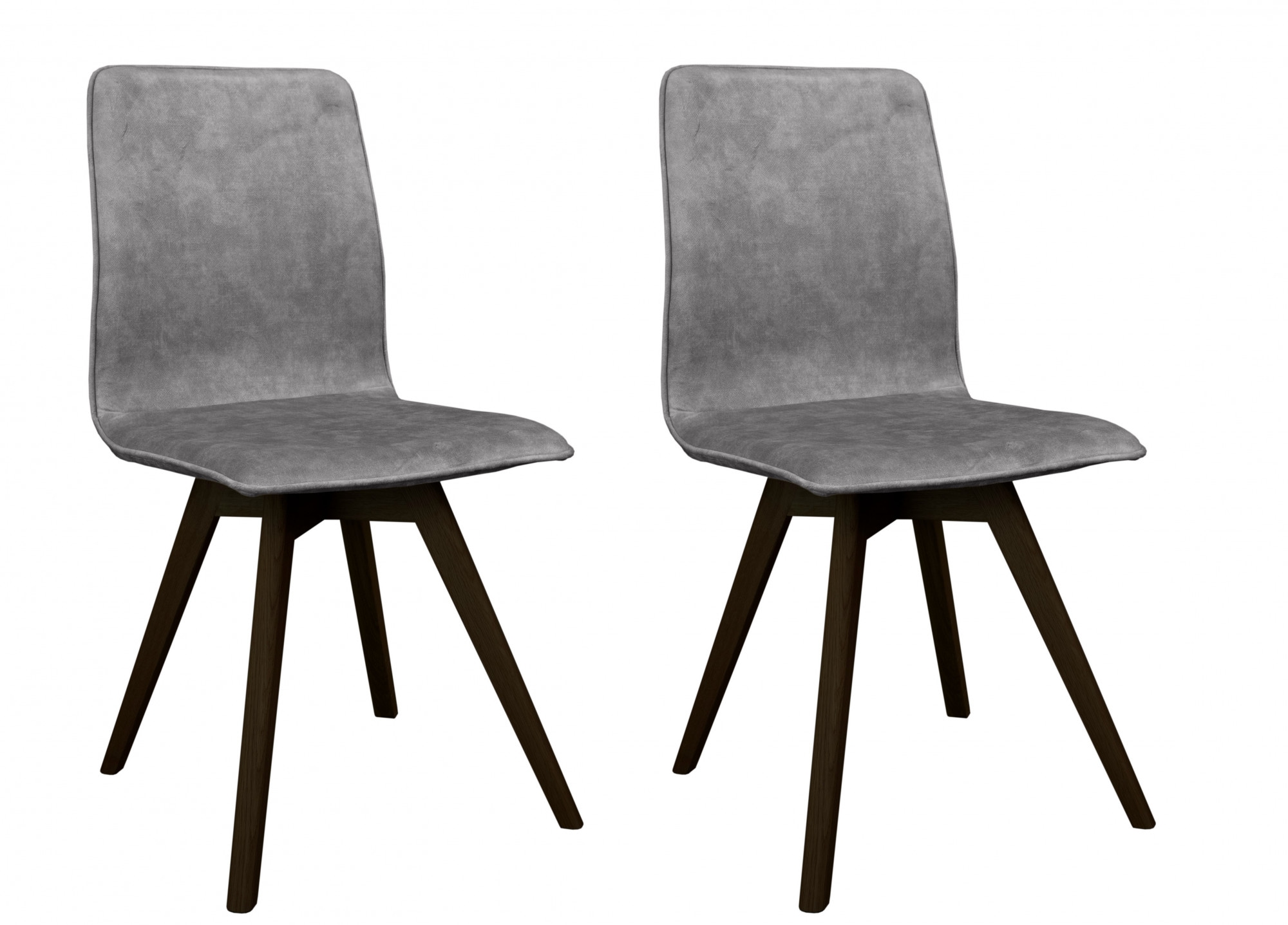andas Esszimmerstuhl "Rania", (Set), 2 St., Samtvelours, Massivholzgestell, günstig online kaufen