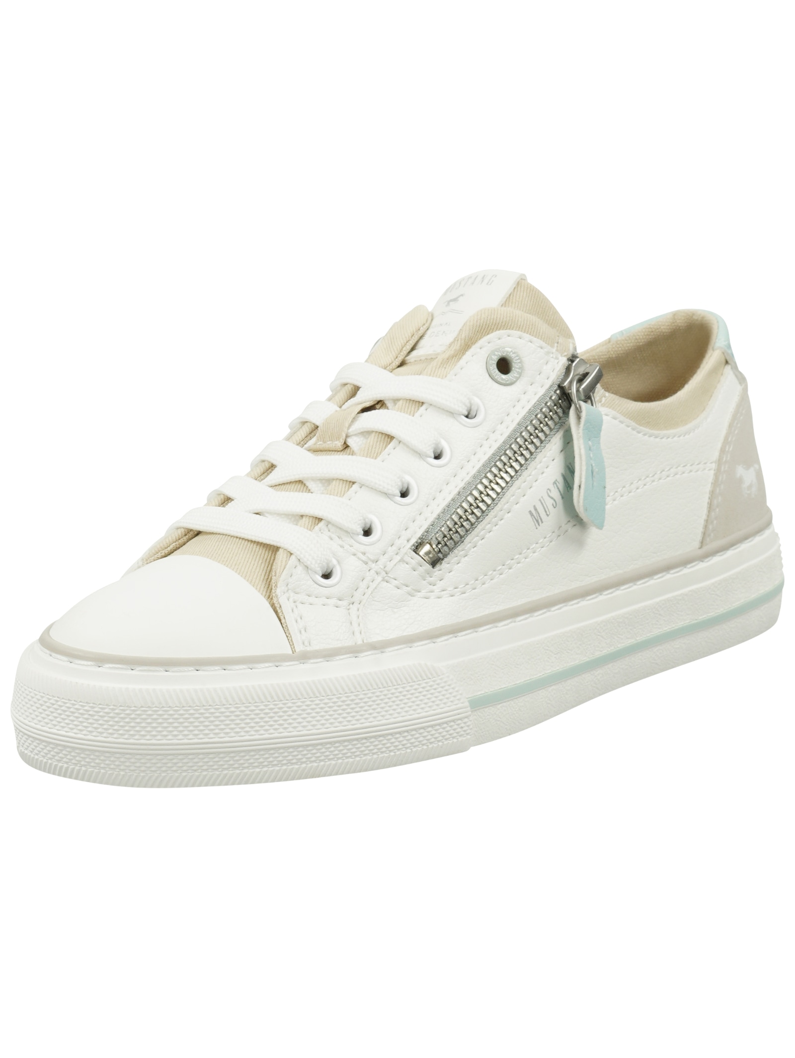 Mustang Shoes Sneaker "Mustang Shoes Sneaker Lederimitat/Textil" günstig online kaufen