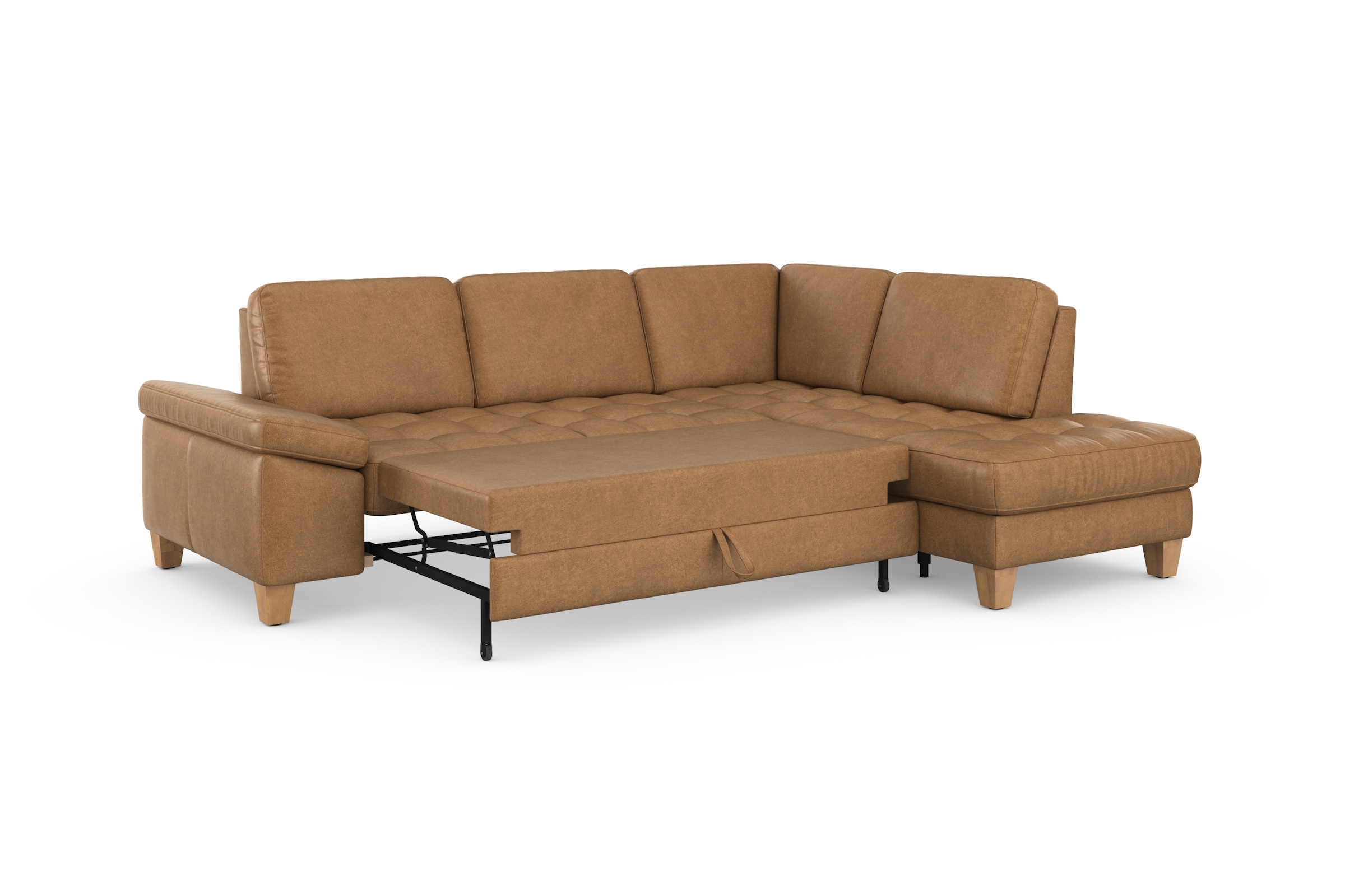 sit&more Ecksofa »Westham L-Form«, mit Ottomane, mit oder ohne Bettfunktion, Bettkasten, Verstellung