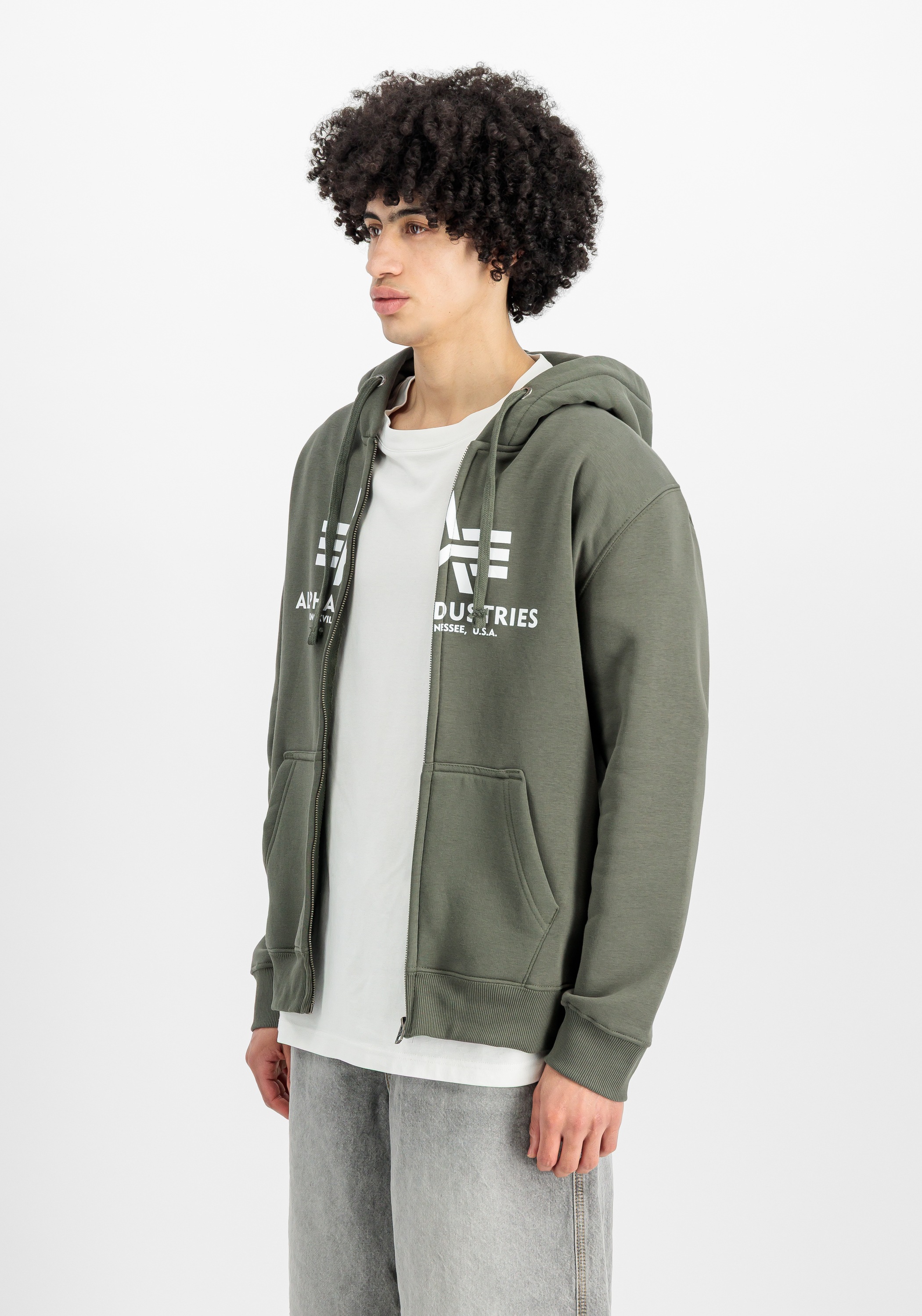 Alpha Industries Hoodie »Basic Zip Hoodie BL Kapuzensweatshirt«