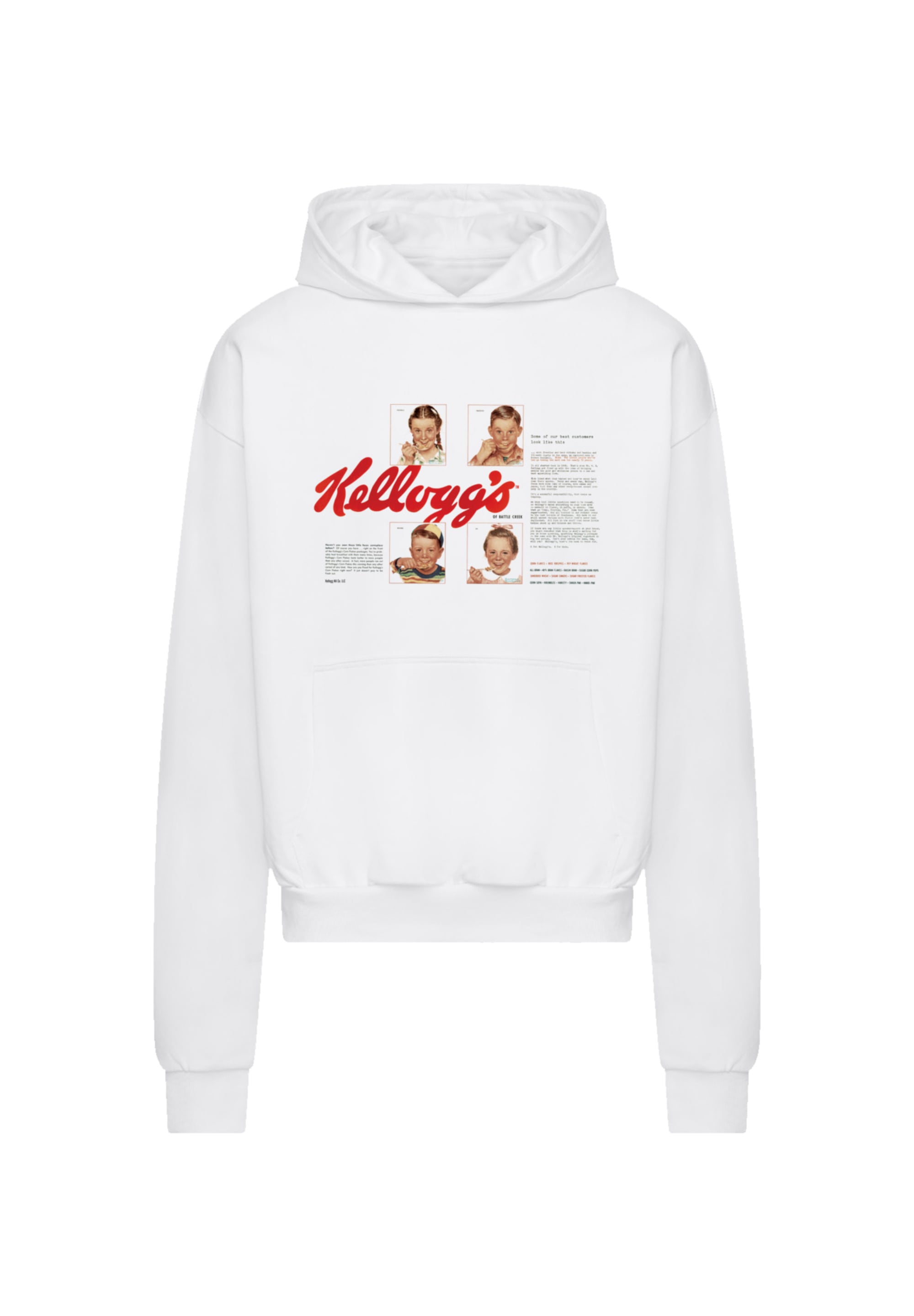 F4NT4STIC Kapuzenpullover »Kellogg's Corn Flakes Cereal Box Children Retro« Premium Qualität