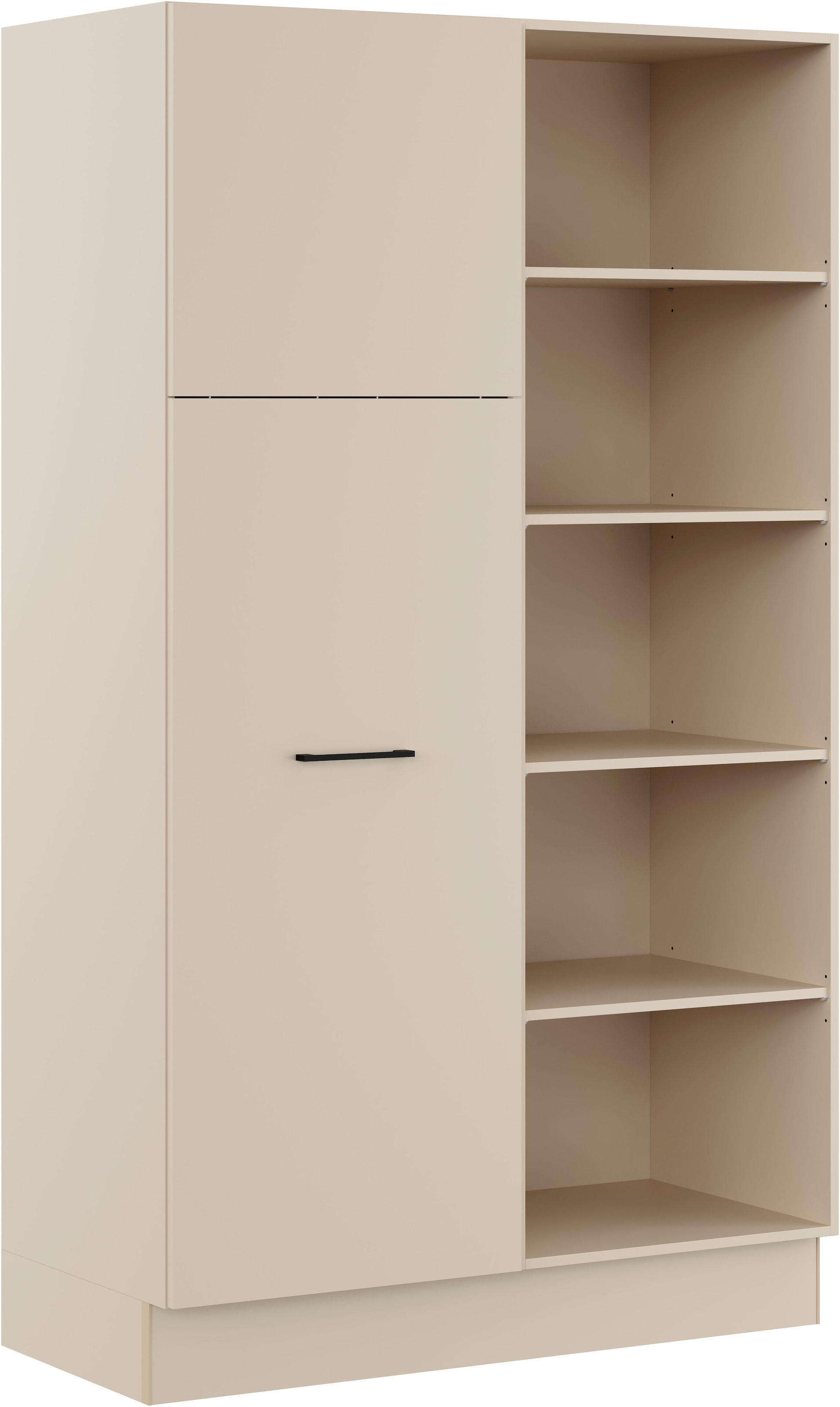 IMPULS KÜCHEN "Warschau" Seitenschrank zur individuellen Ausstattung und offenes Regal, 3 Stk. tlg.