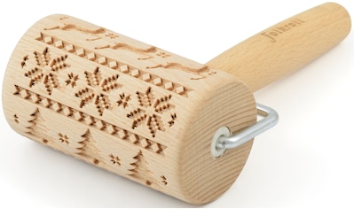 Teigroller »3D-Motiv-Teigrolle«, Skandinavien Weihnacht