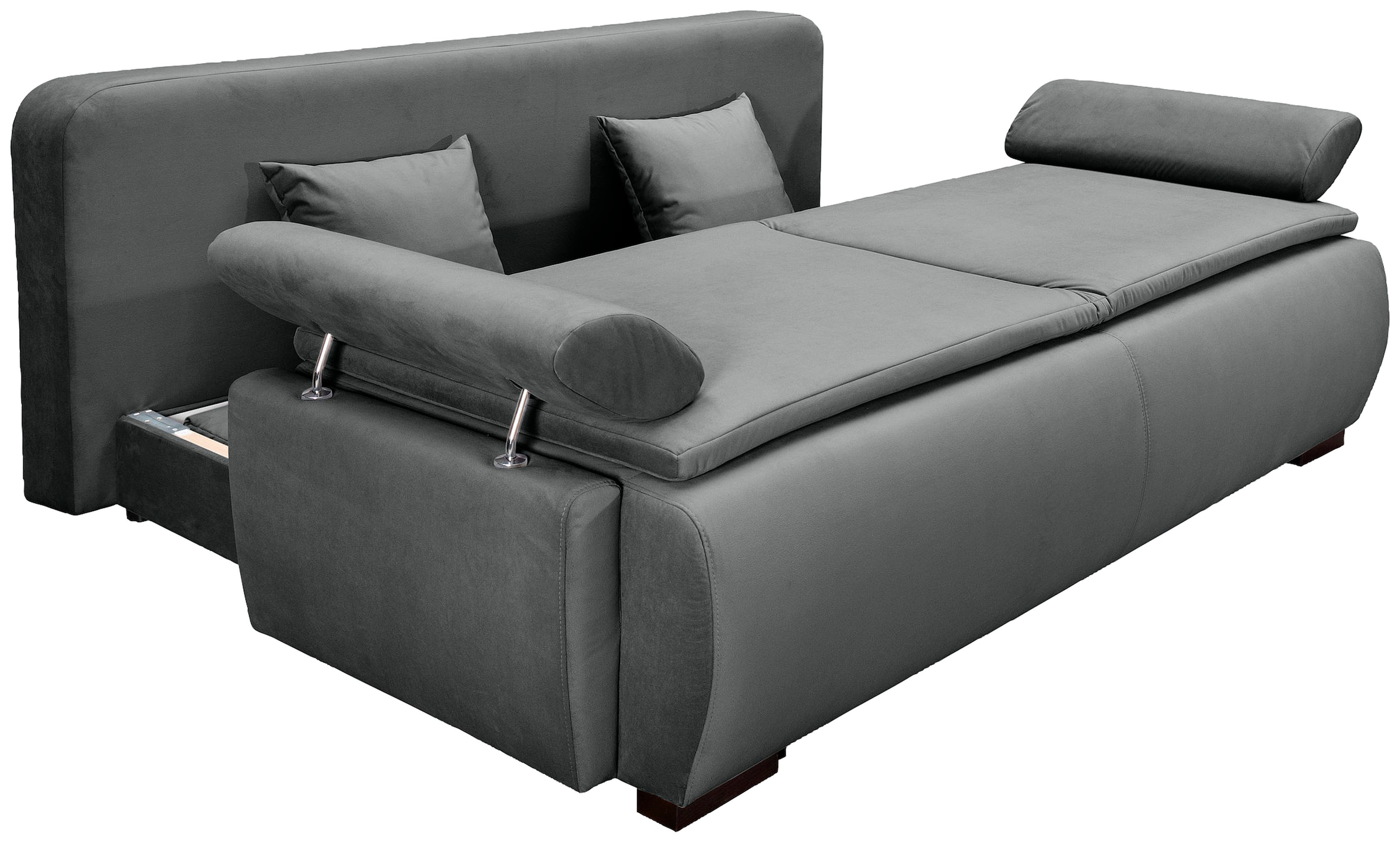 INOSIGN Schlafsofa »Romeo«, mit Boxspringaufbau, Bettfunktion & Bettkasten, Dauerschlafsofa