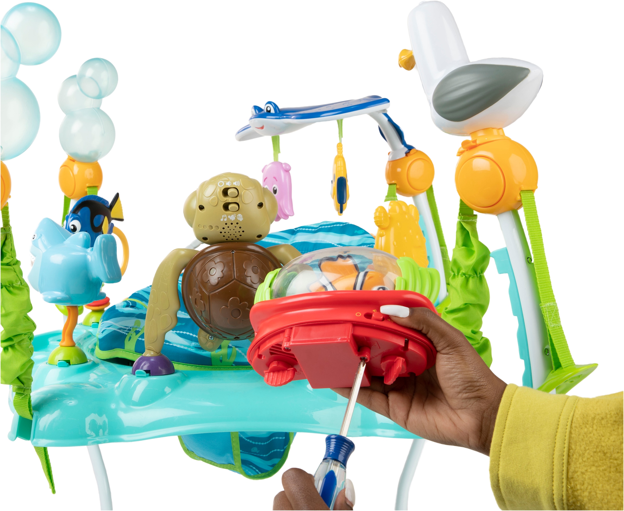 Bright Starts Spielcenter »Finding Nemo Sea of Activities Jumper«, mit Licht- und Soundeffekt