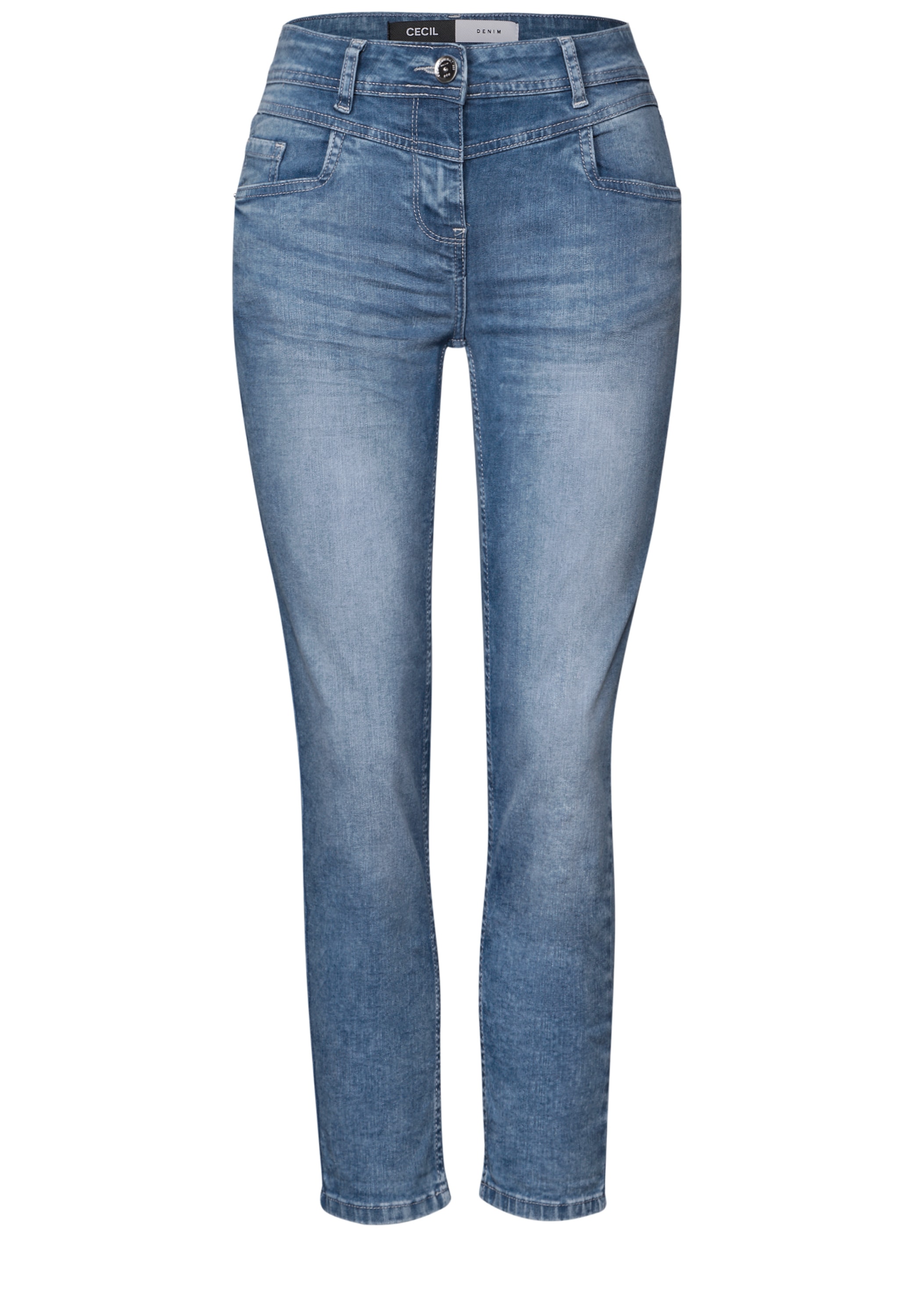 Cecil Comfort-fit-Jeans, Middle Waist