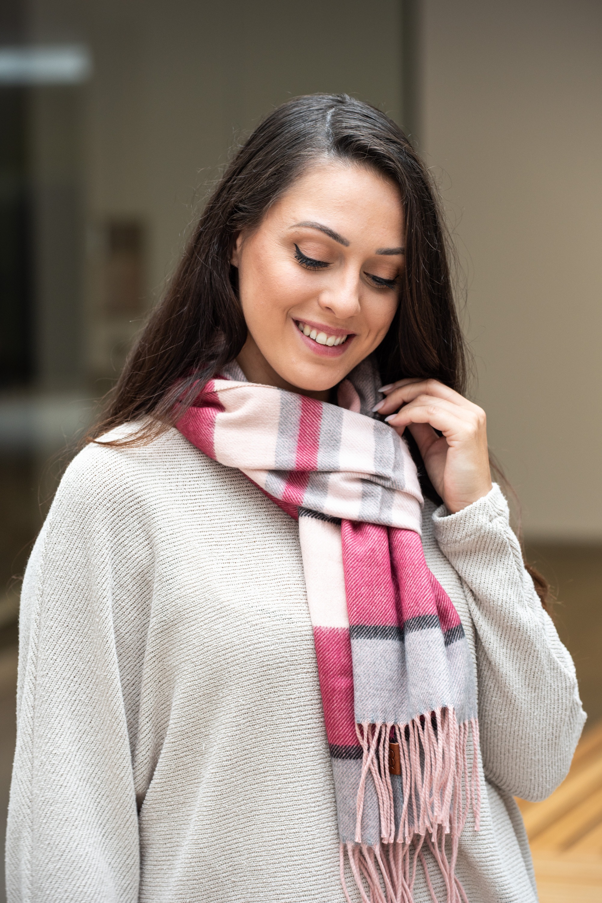COLLEZIONE ALESSANDRO Wollschal "Julianna" 1 Stk. tlg. gestreift, Made in I günstig online kaufen