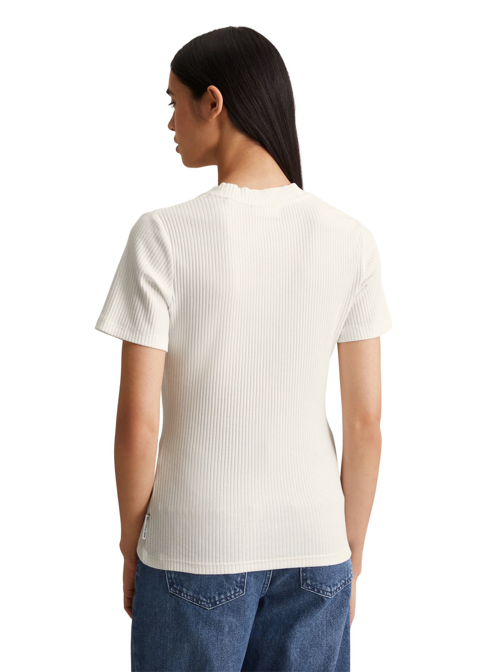 Marc O'Polo DENIM T-Shirt »aus elastischem Bio-Baumwolle-Mix«