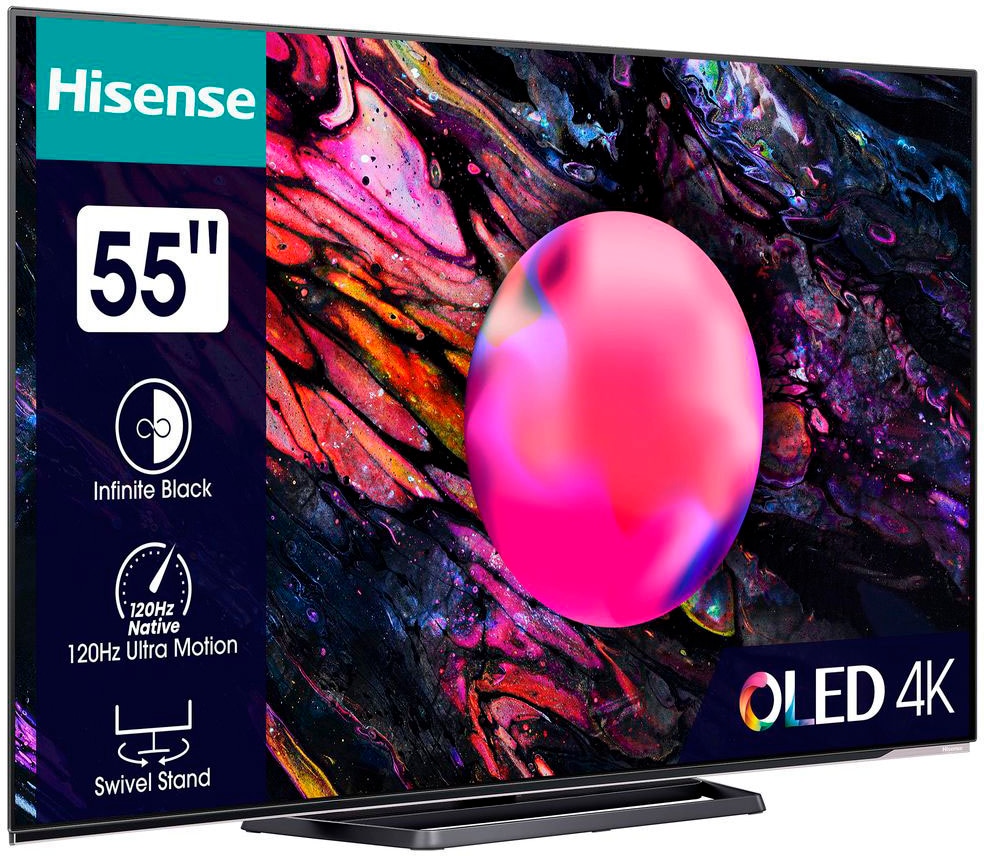 Hisense LED-Fernseher | Zoll, cm/55 Smart-TV Ultra BAUR HD, 139 »55A85K«, 4K