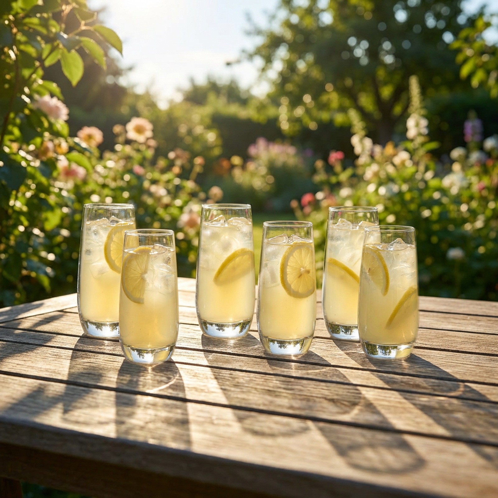 ECHTWERK Gläser-Set »Wasser-Gläser, Robuste Trinkgläser« formschöne, robuste Trinkgläser aus hochklarem Glas