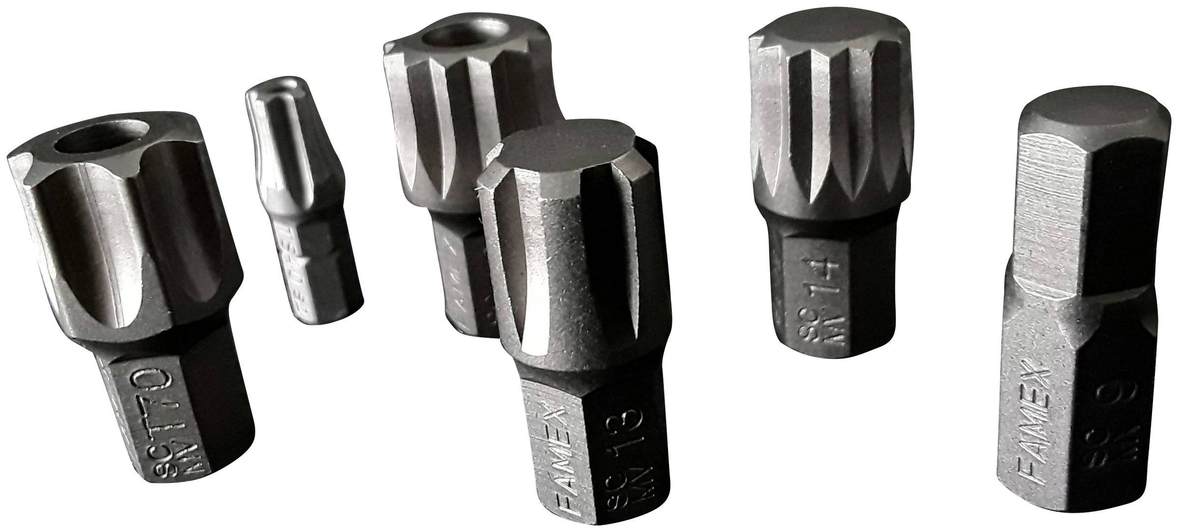 FAMEX Werkzeugset »525-SD-16 - PROFESSIONAL«, (174 tlg.), High-End Steckschlüsselsatz, 108-Zahn-Umschaltknarre, Wellenprofil