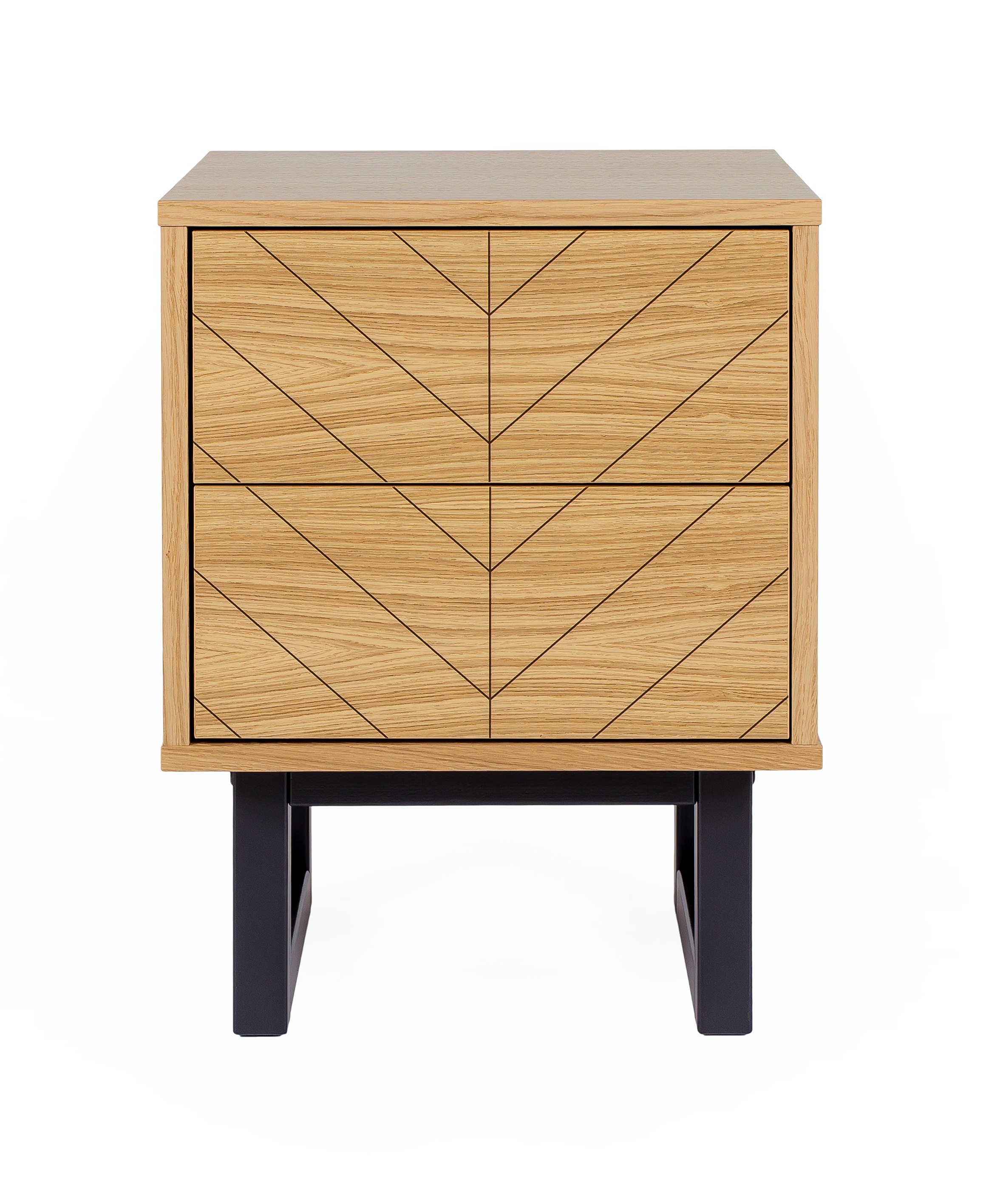 Woodman Nachttisch Holzfurnier aus Eiche günstig online kaufen