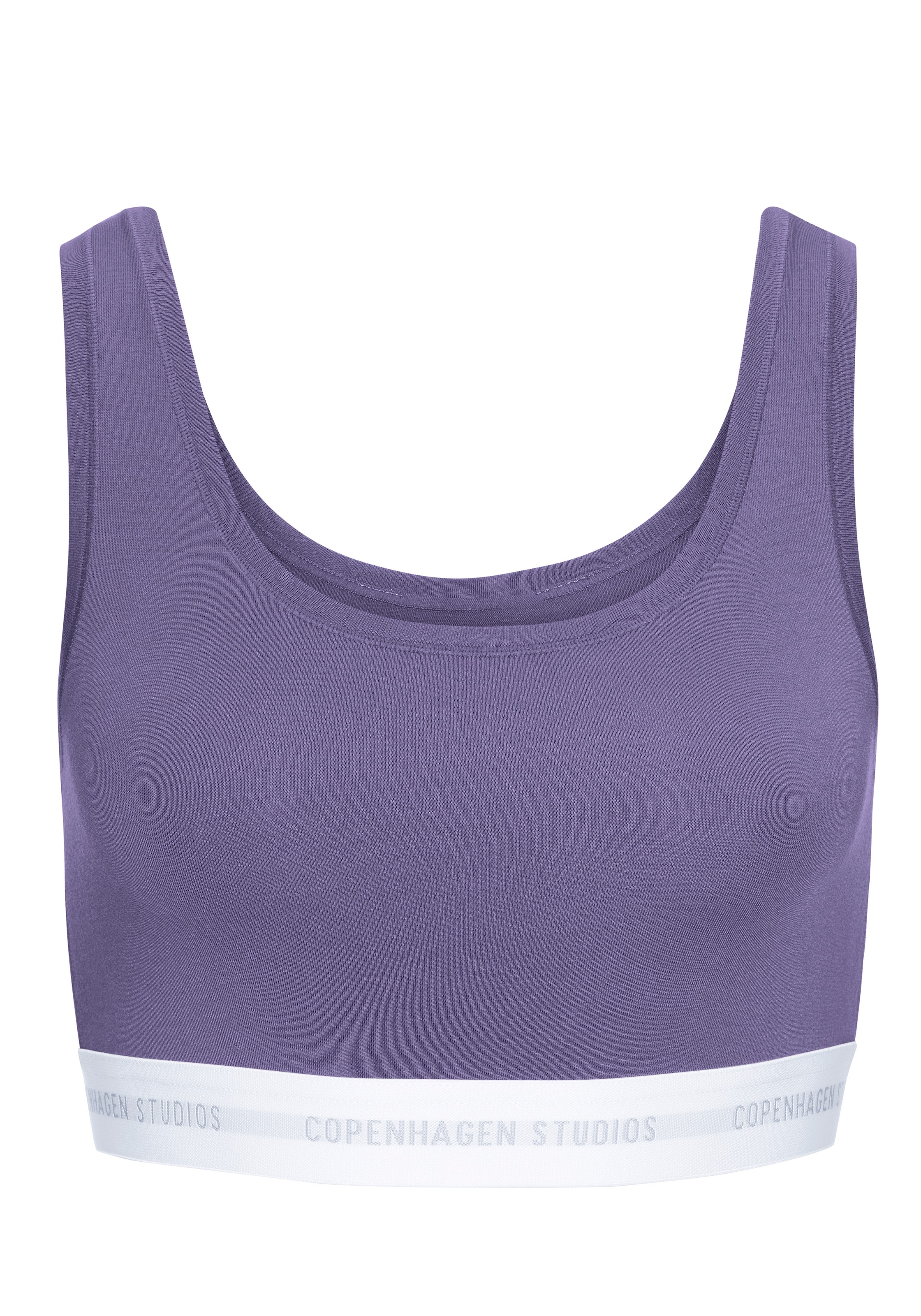 Copenhagen Studios Bustier mit weichem Logobund und aus elastischer Baumwoll-Modal-Qualität