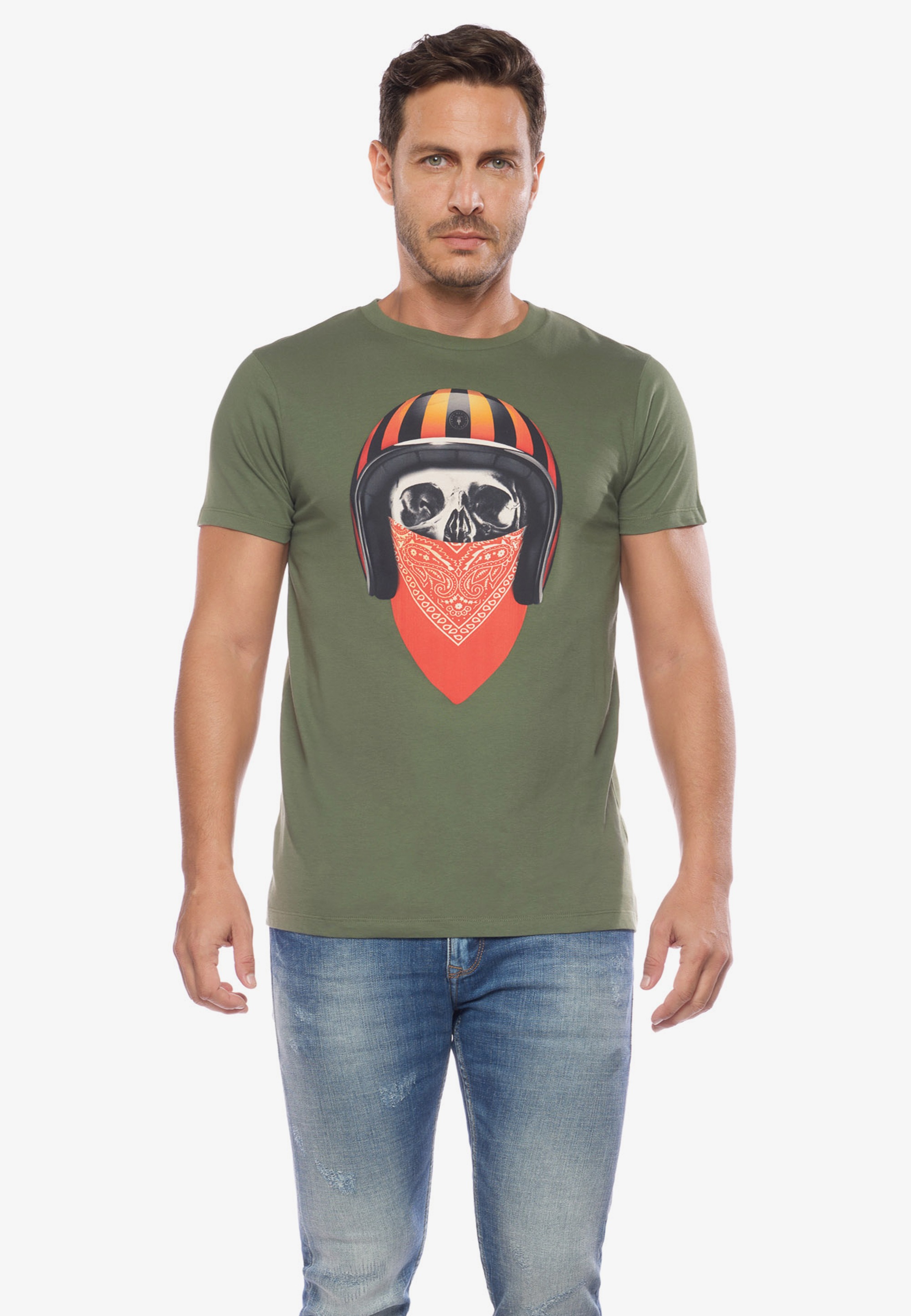 Le Temps Des Cerises T-Shirt, mit trendigem Frontprint