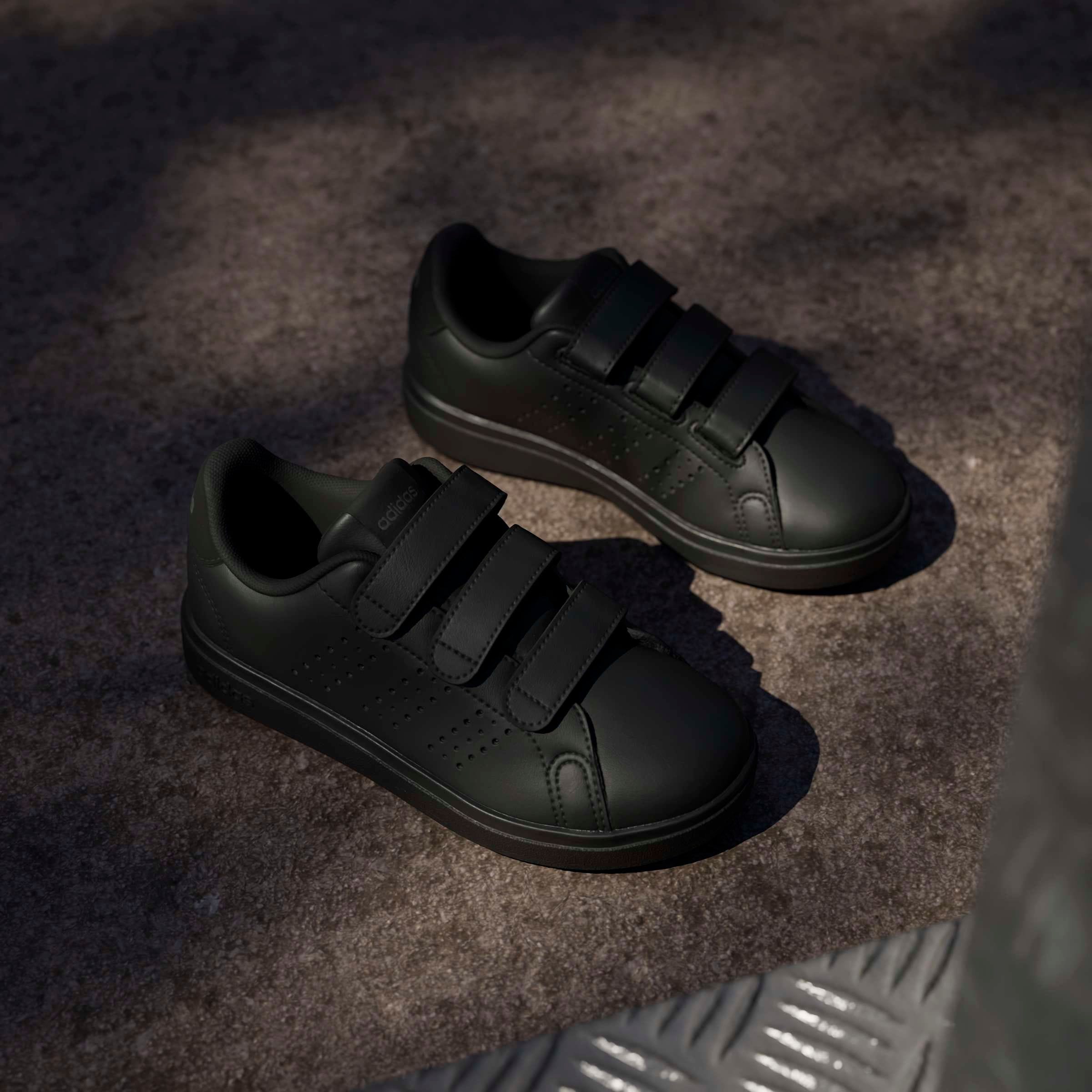 adidas Sportswear Klettschuh »ADVANTAGE BASE 2.0 KIDS«, Design auf den Spuren des adidas Stan Smith