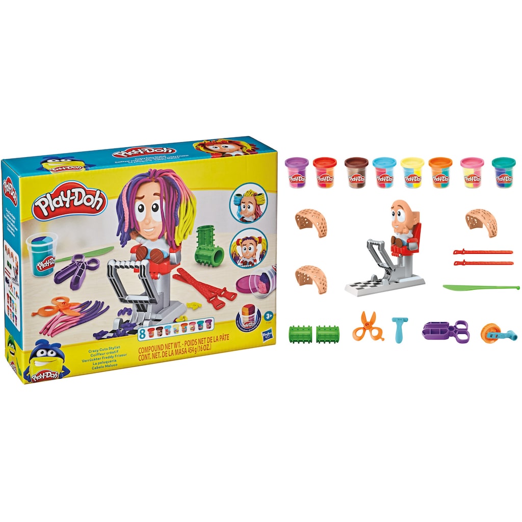 Hasbro Knete »Play-Doh Verrückter Freddy Friseur«