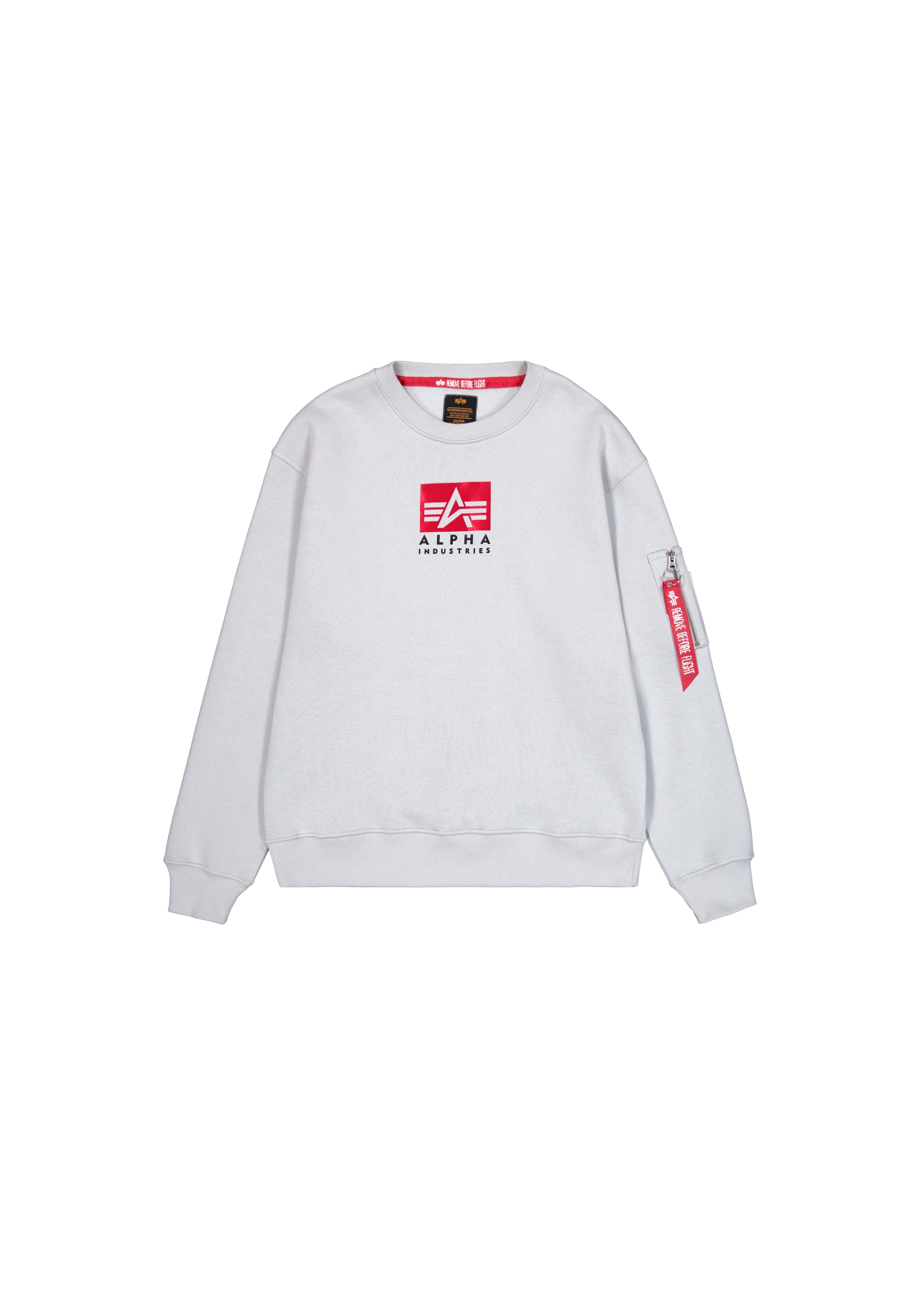Alpha Industries Sweater "Alpha Industries Men - Sweatshirts Satin Logo Swe günstig online kaufen
