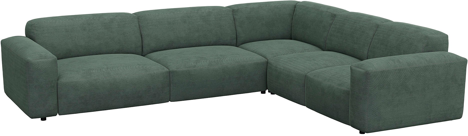 FLEXLUX Ecksofa »Lucera, super bequem durch hochwertigen Sitzaufbau mit Kaltschaum«, modern & anschmiegsam, L-Form, Designsofa