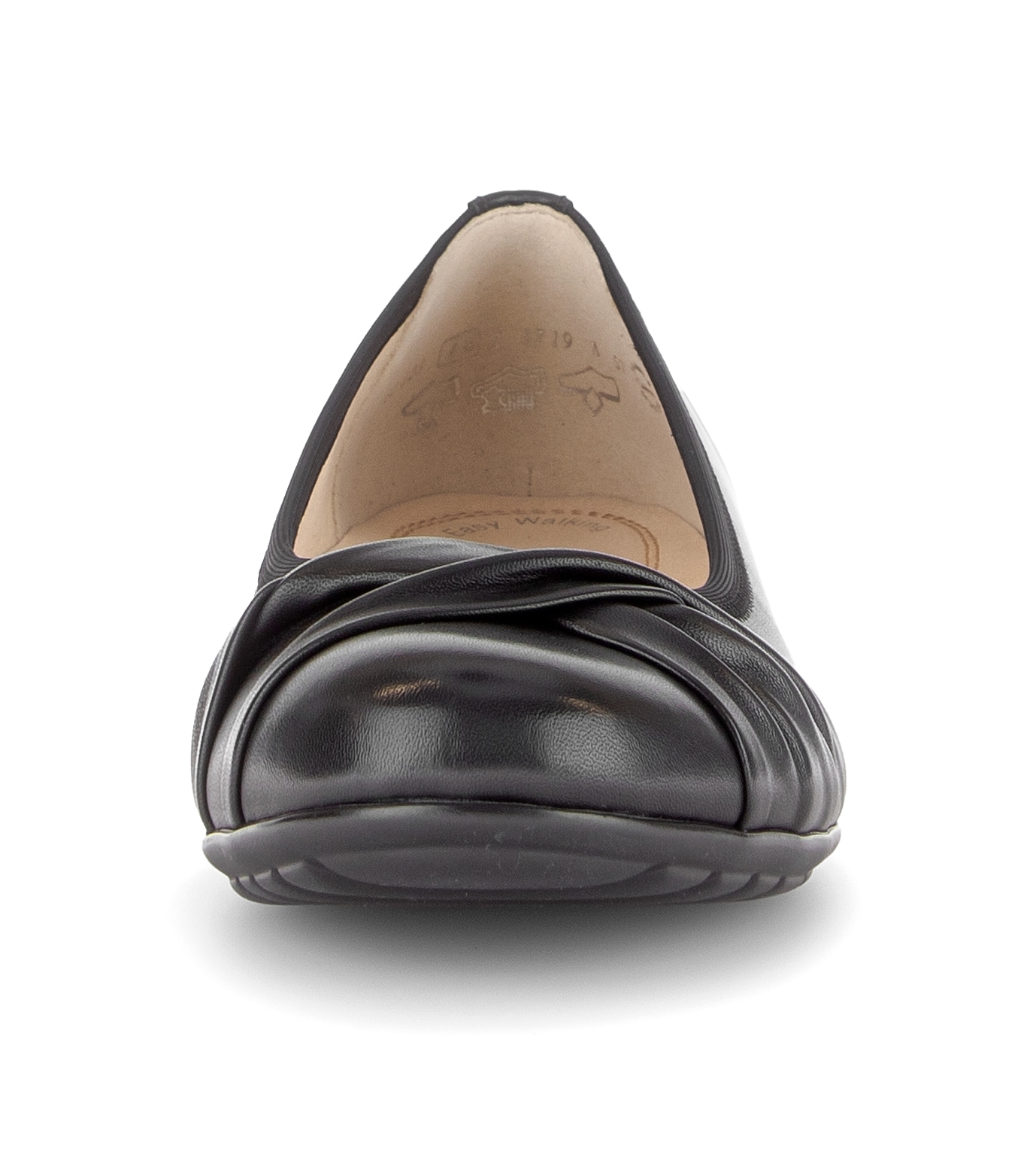 Gabor Ballerina »FLORENZ«  Businessschuh, Slipper, Schlupfschuh mit Zierriegel, Weite G (=weit)