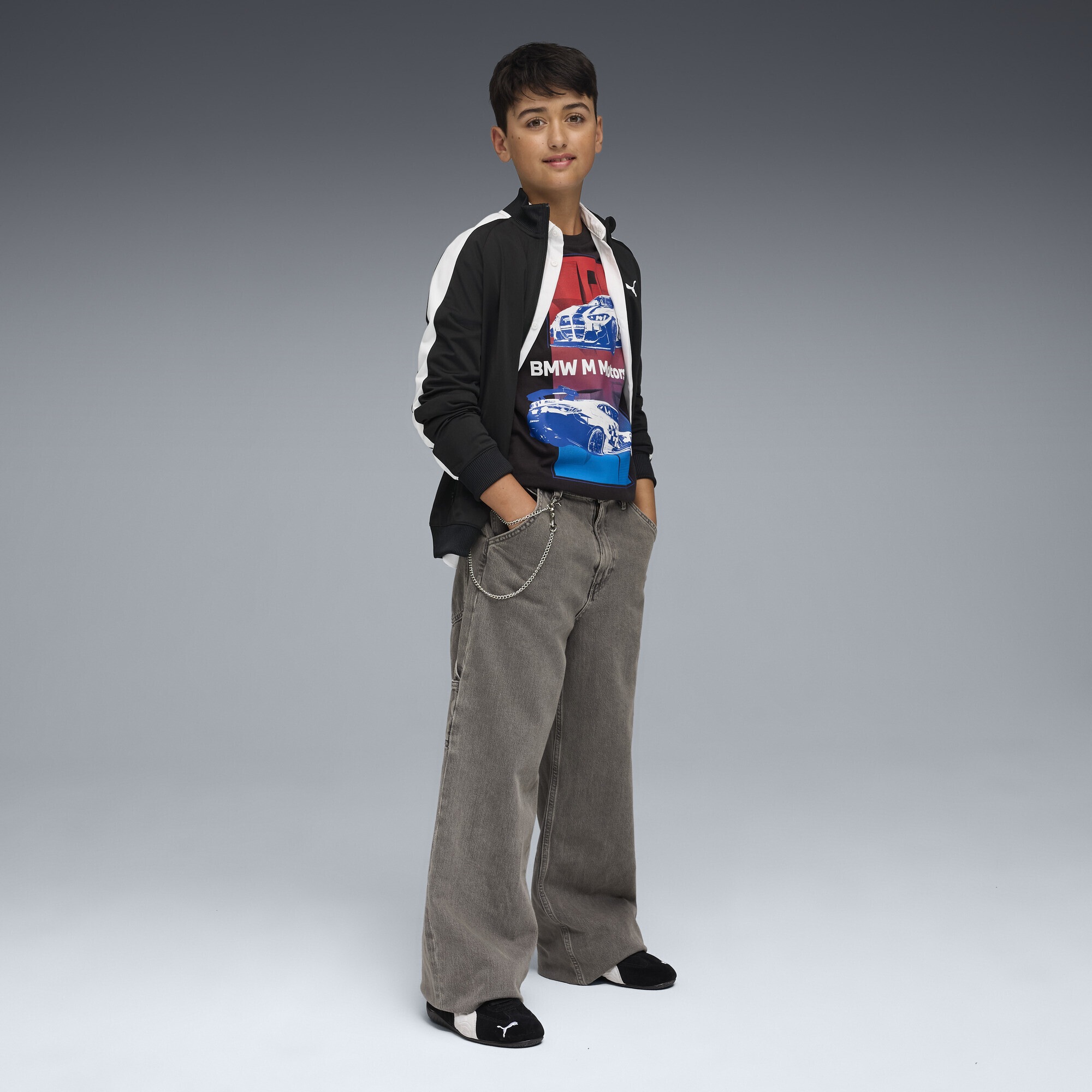 PUMA T-Shirt »BMW M Motorsport Kids Block T-Shirt Jugendliche«