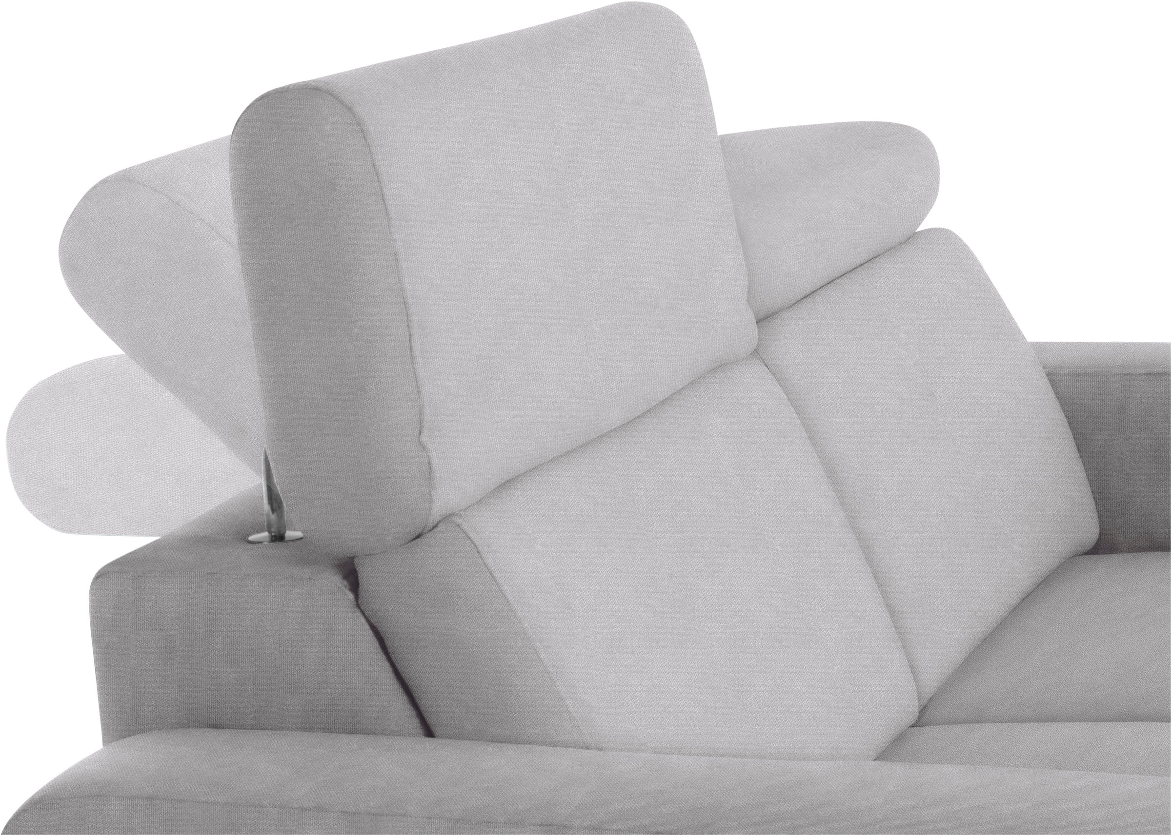 sit&more 2,5-Sitzer »Bologna«, inklusive Kopfteilverstellung und Federkern