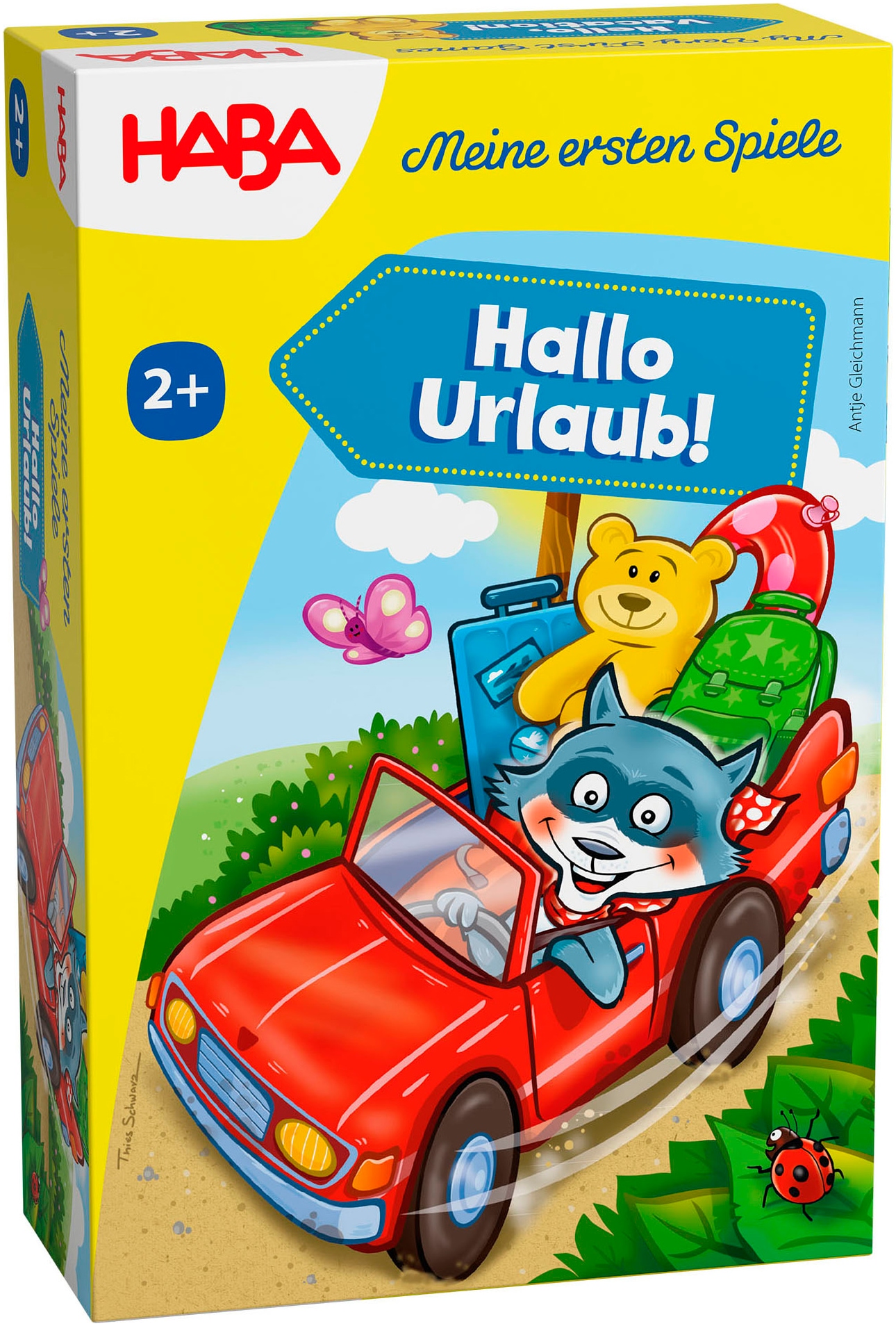HABA Kinder Spiel "Meine ersten Spiele - Hallo Urlaub"bunt, Holz, Papier, Pappe, Spiele