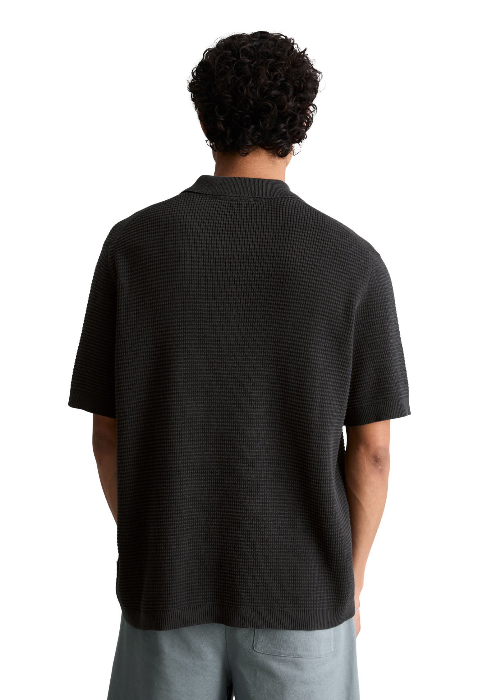 Marc O'Polo DENIM Poloshirt »mit Waffelstruktur«