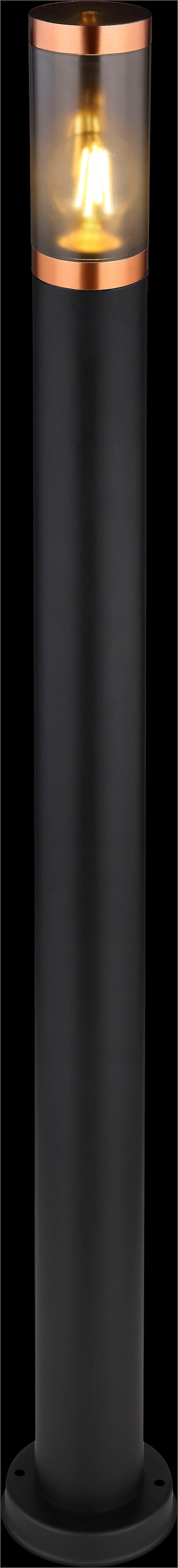 GLOBO LIGHTING Außen-Stehlampe »BOSTON« E27 1 Stk. Außenleuchte für Garten & Einfahrt Edelstahl