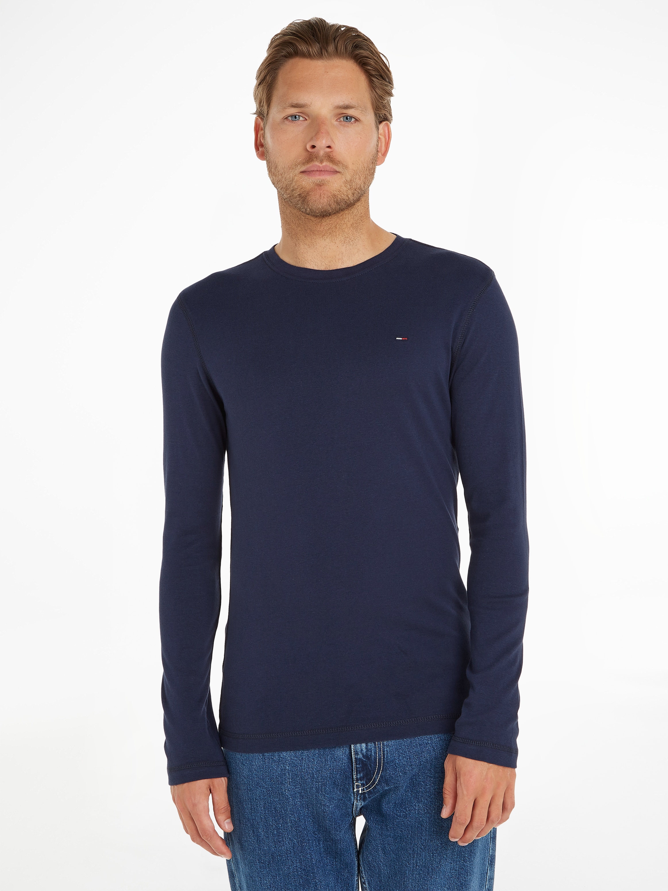 Tommy Jeans Langarmshirt "TJM ORIGINAL RIB LONGSLEEVE TEE" günstig online kaufen