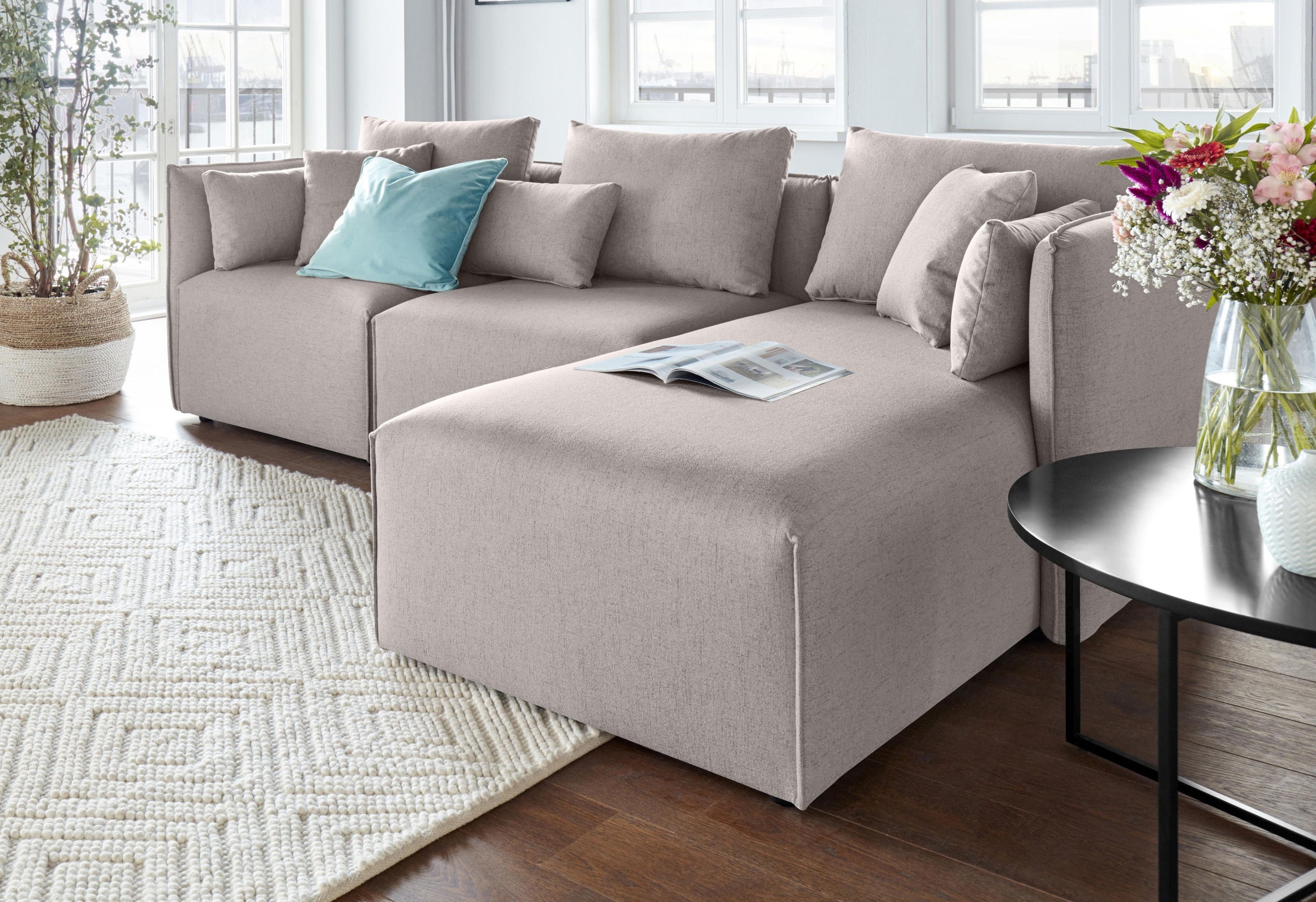 OTTO home Ecksofa "Nöre L-Form" 3 Teile, in vielen Bezugsqualitäten und Far günstig online kaufen