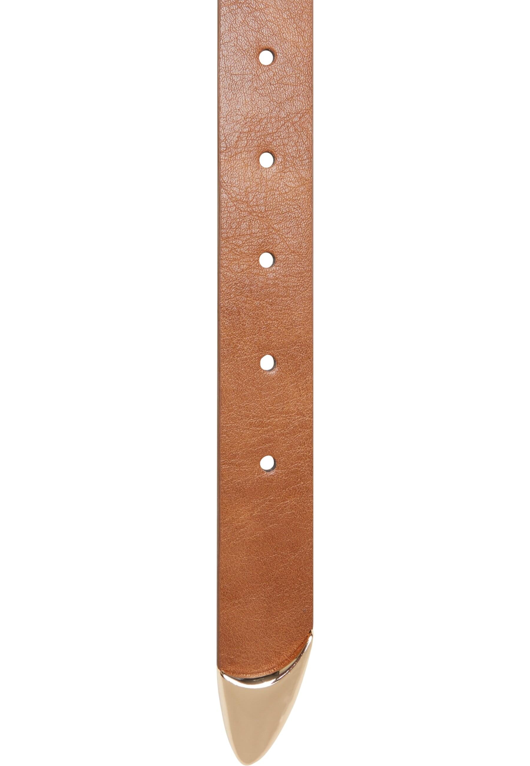 URBAN CLASSICS Synthetikgürtel »Urban Classics Chunky Buckle Loop Synthetic Leather Belt«
