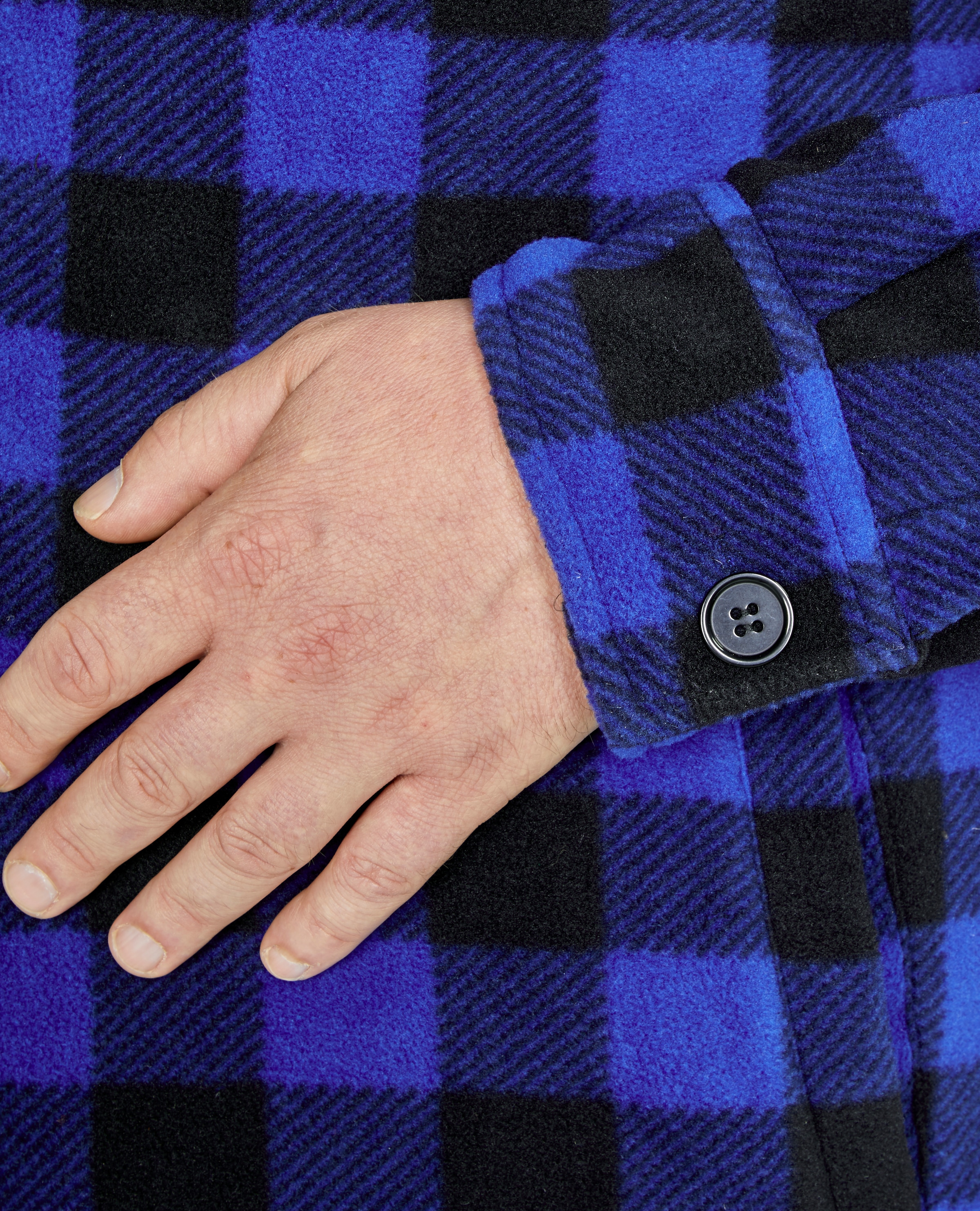Northern Country Flanellhemd, (als Jacke offen oder Hemd zugeknöpft zu tragen), warm gefüttert, mit 5 Taschen, mit verlängertem Rücken, Flanellstoff