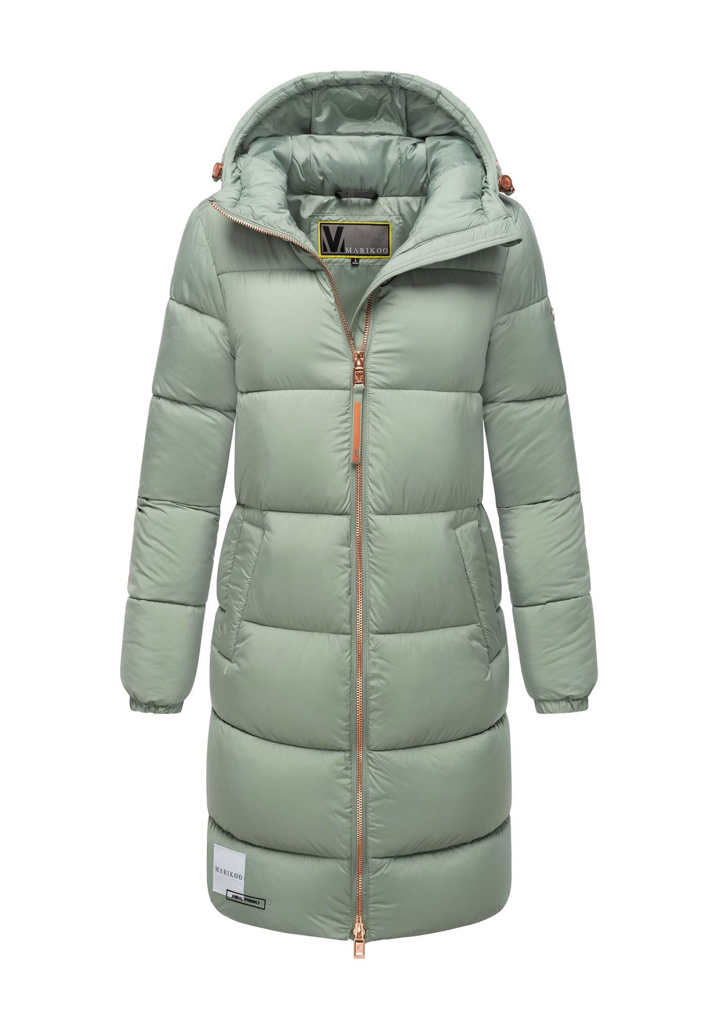 Marikoo Winterjacke »Nomadiaa«, Lange Damen Winterjacke