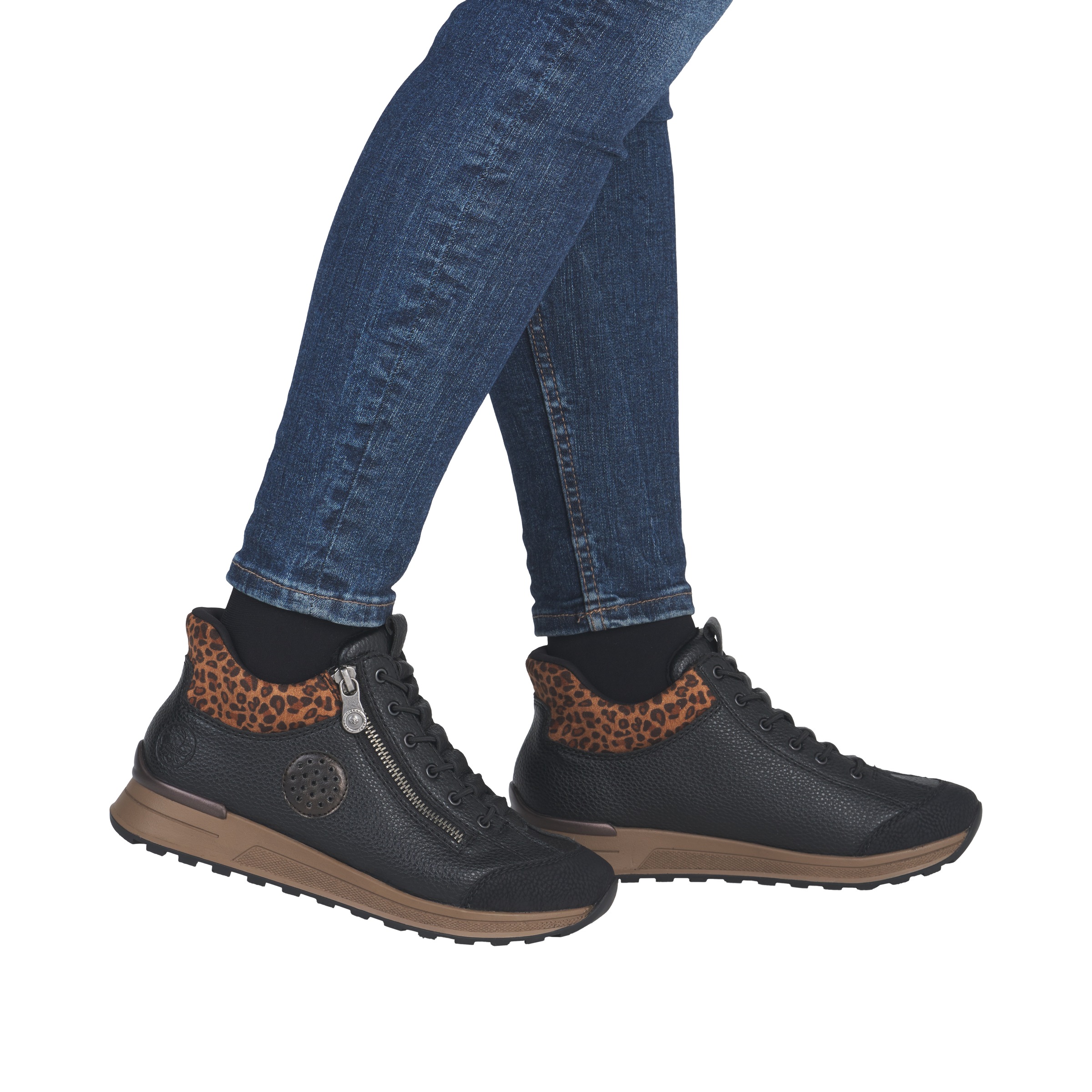Rieker Sneaker »Ready2GO«, Schnürboots, High Top Sneaker, Stiefelette mit Soft-Einlage