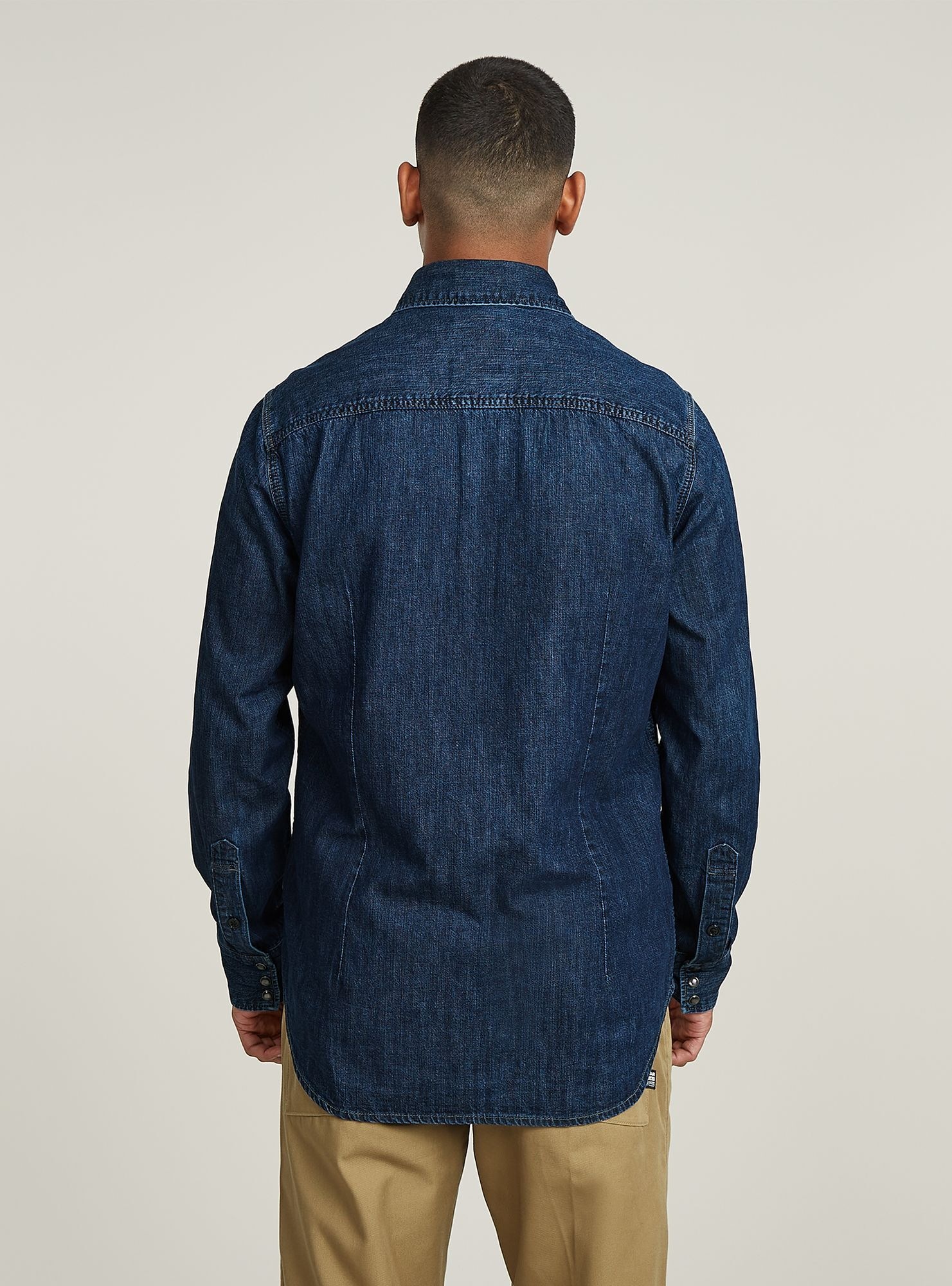 G-STAR Langarmshirt "Dakota Slim Denim Hemd" günstig online kaufen