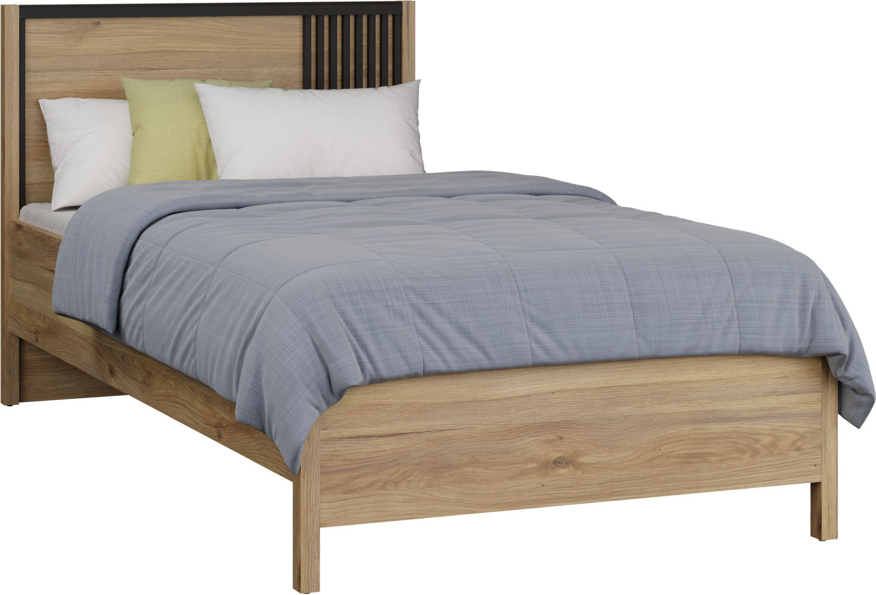 FORTE Bettgestell "Jytana" B/H/T 97,9/89,7/206,9 cm Liegefläche 90x200 cm