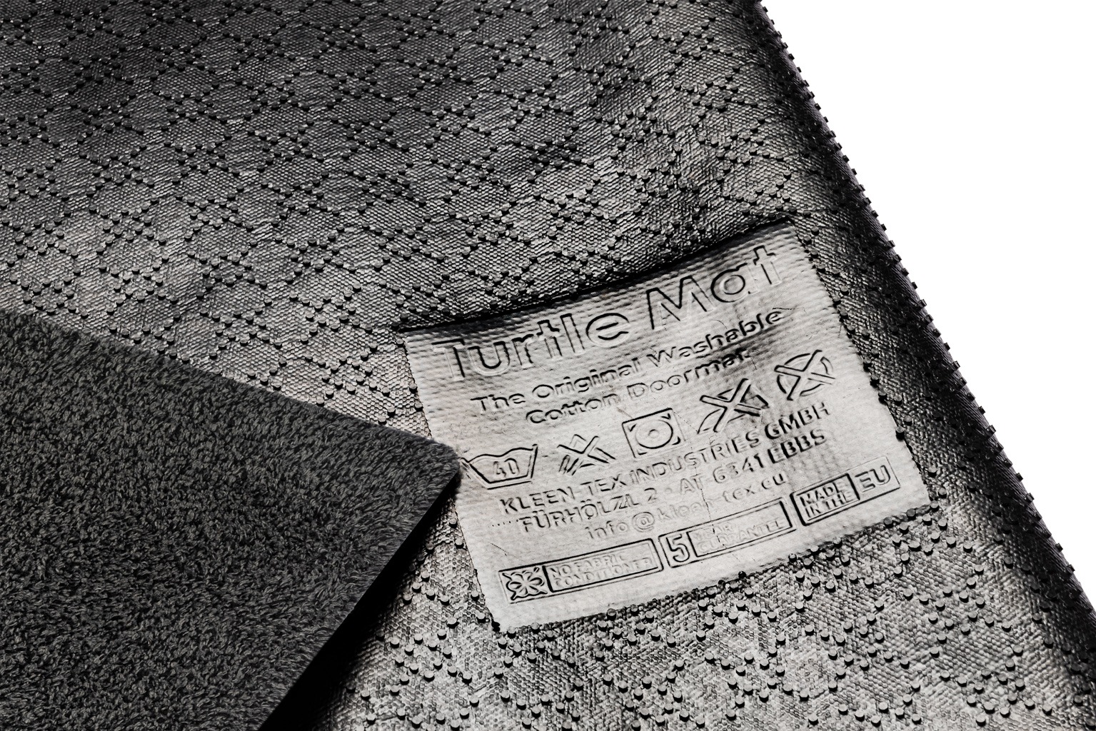 Turtle Mat Teppich »Grey«, rechteckig, 8 mm Höhe