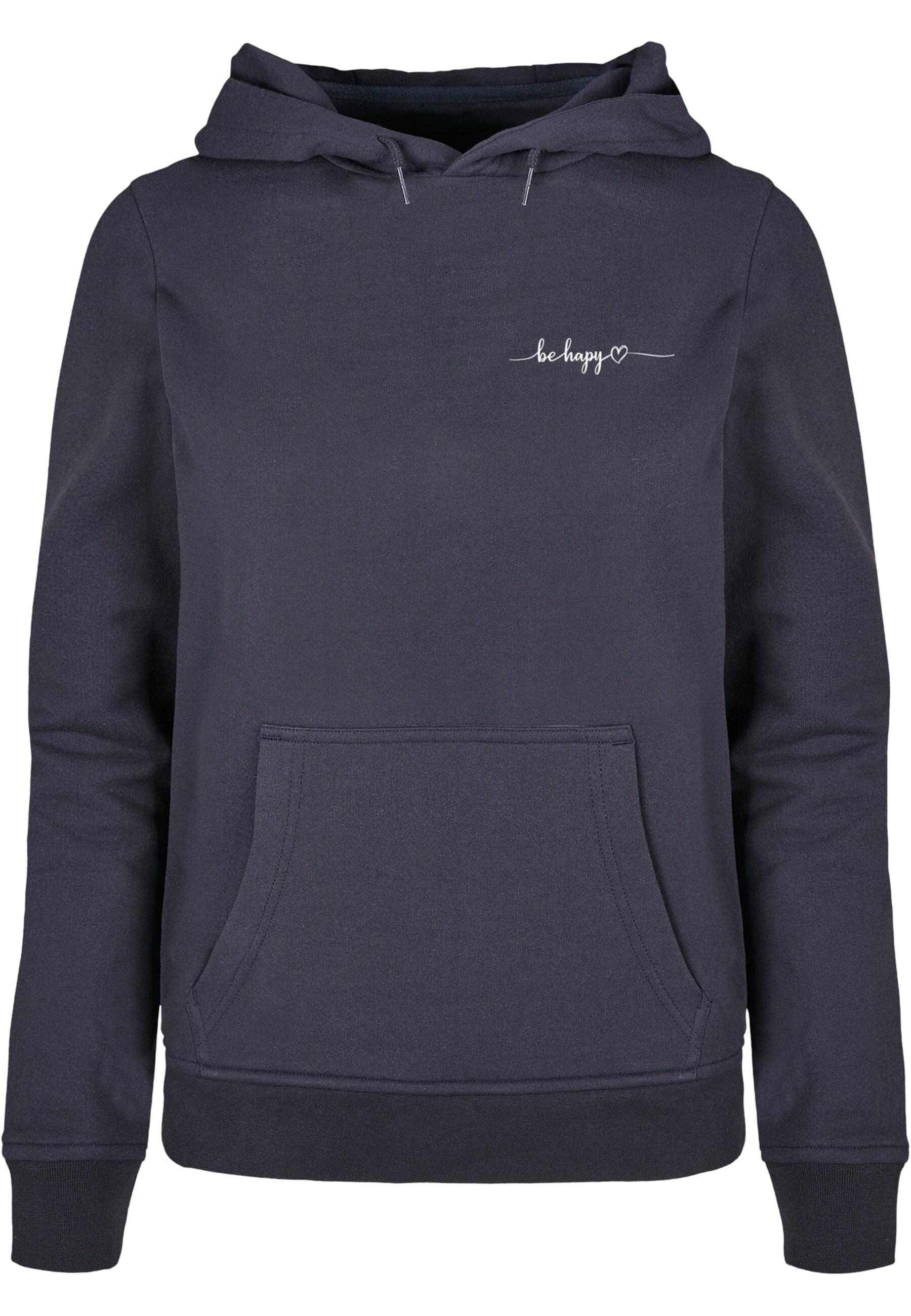 Merchcode Kapuzenpullover "Merchcode Damen Ladies Be Happy Basic Hoody" günstig online kaufen