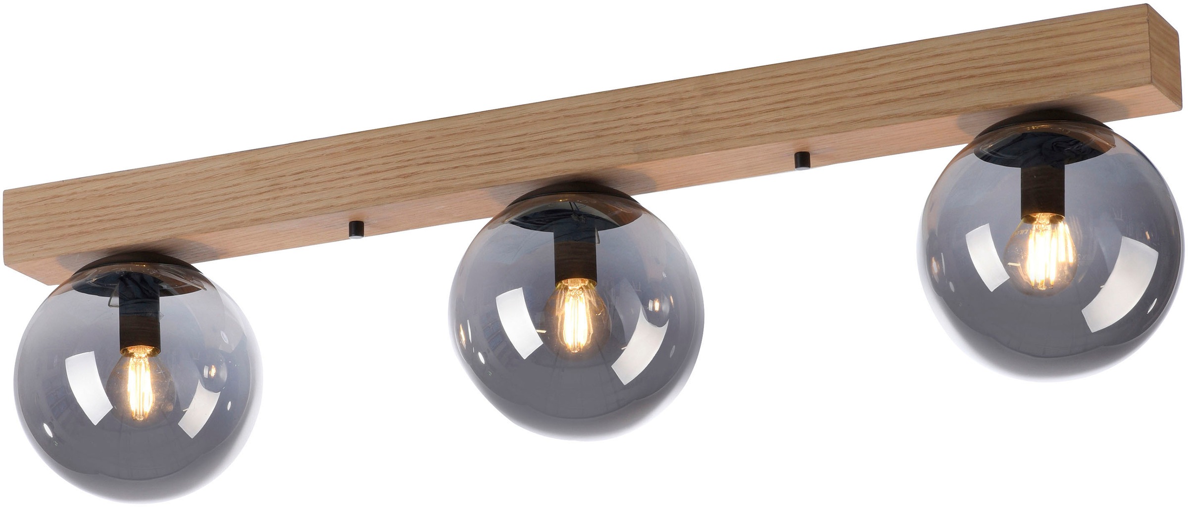JUST LIGHT Deckenleuchte »GREEN WIDO«, 3 flammig, Leuchtmittel E14 | ohne Leuchtmittel