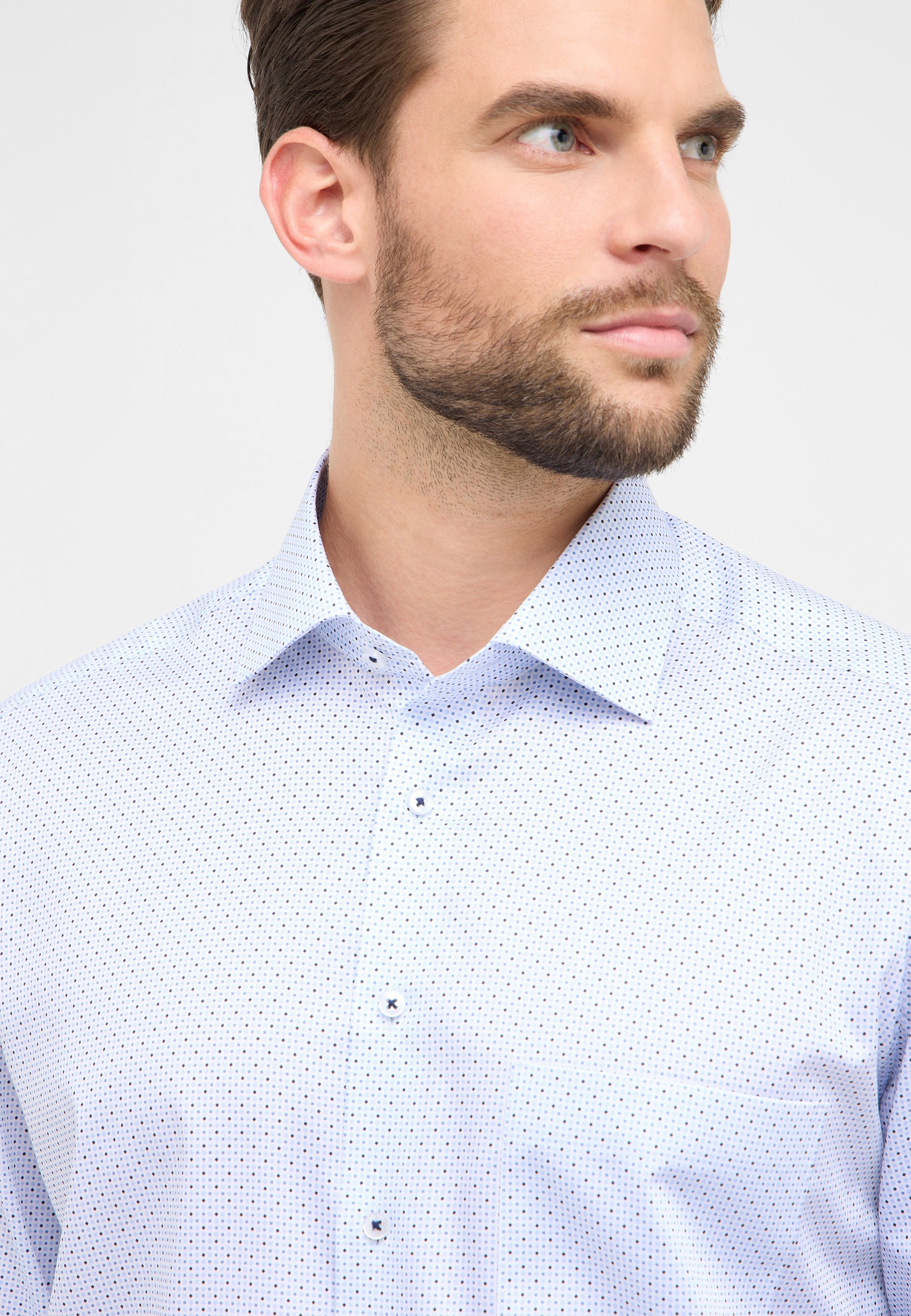 Eterna Langarmhemd »COMFORT FIT« NON IRON (bügelfrei)