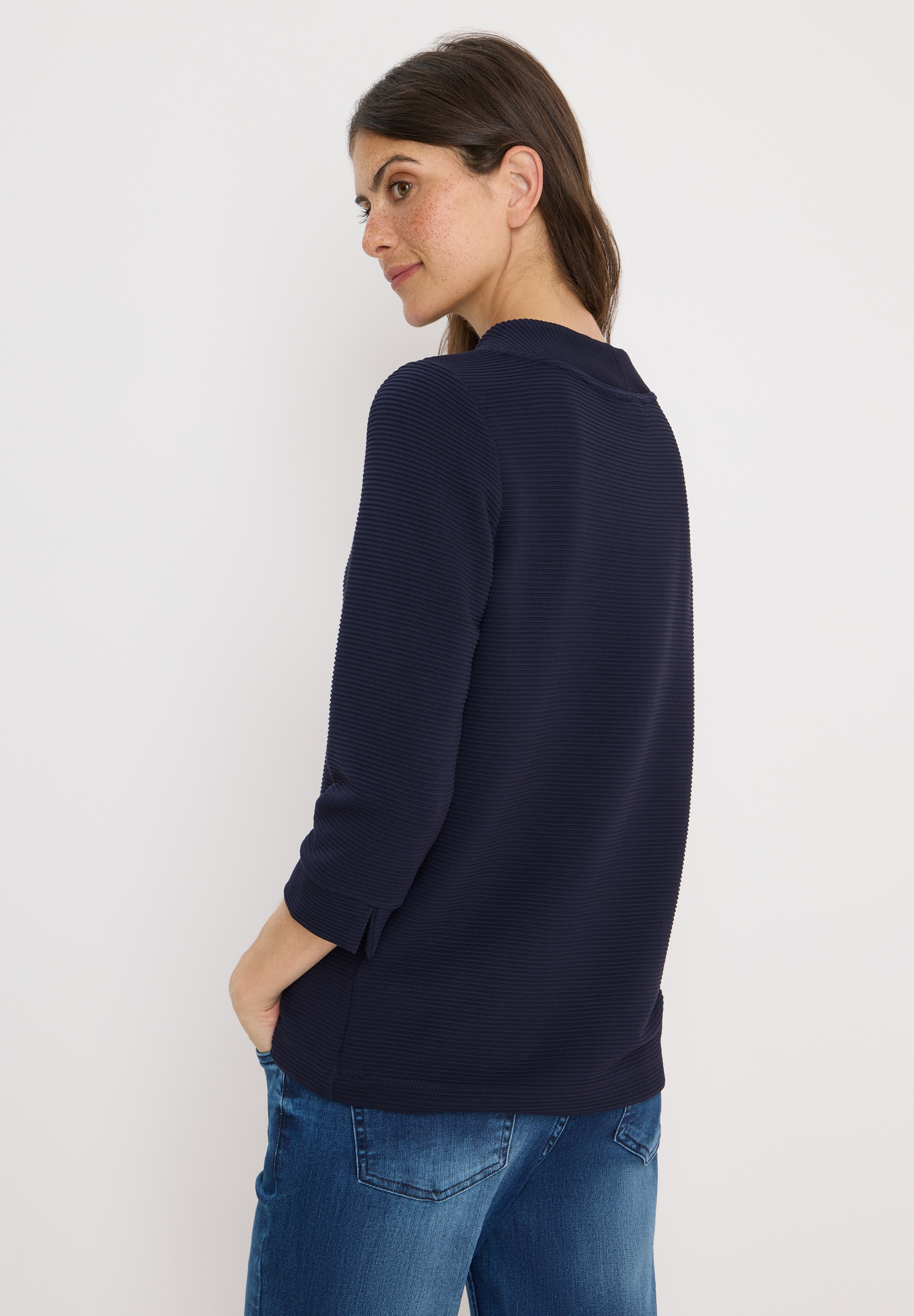 Cecil 3/4-Arm-Shirt, mit 3/4 Ärmeln