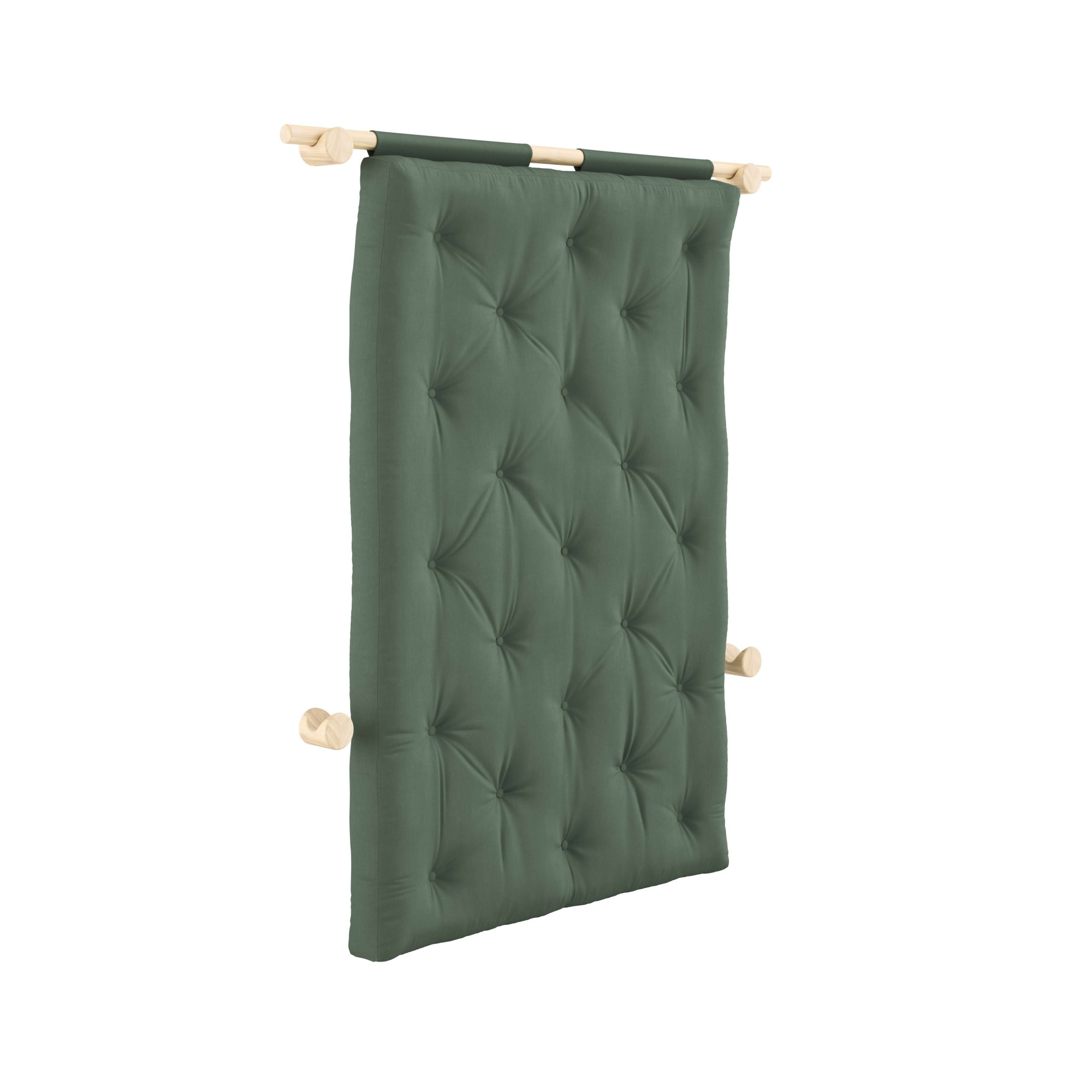 Karup Design Schlafsofa »Hooked Sofa Bed / Sleeper Chair – Sitz- oder Schlafplatz, platzsparend«, Futonmatratze inkl. Halterungsset aus FSC®-zertifiziertem Massivholz