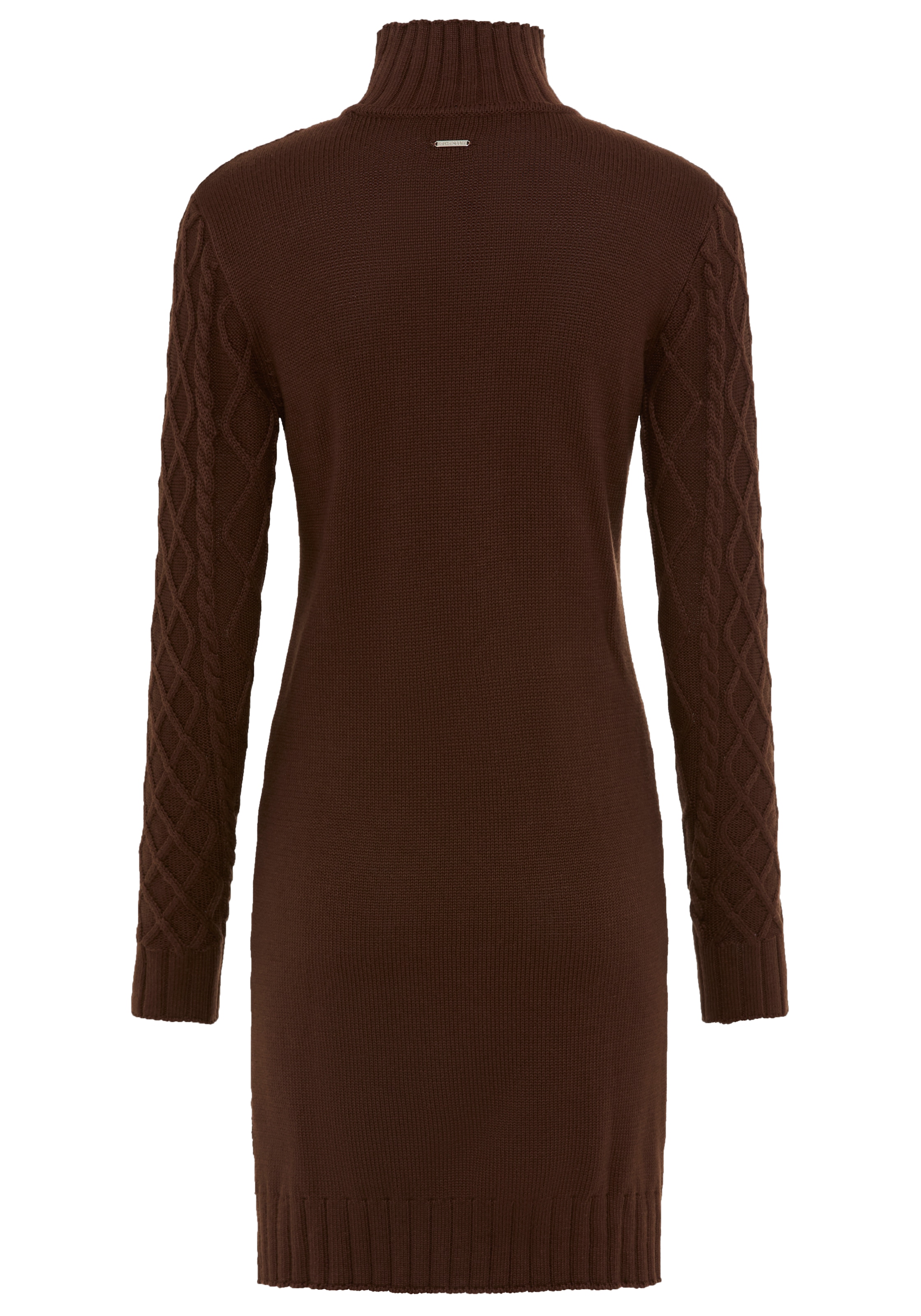 Laura Scott Strickkleid, mit Zopfstrickmuster