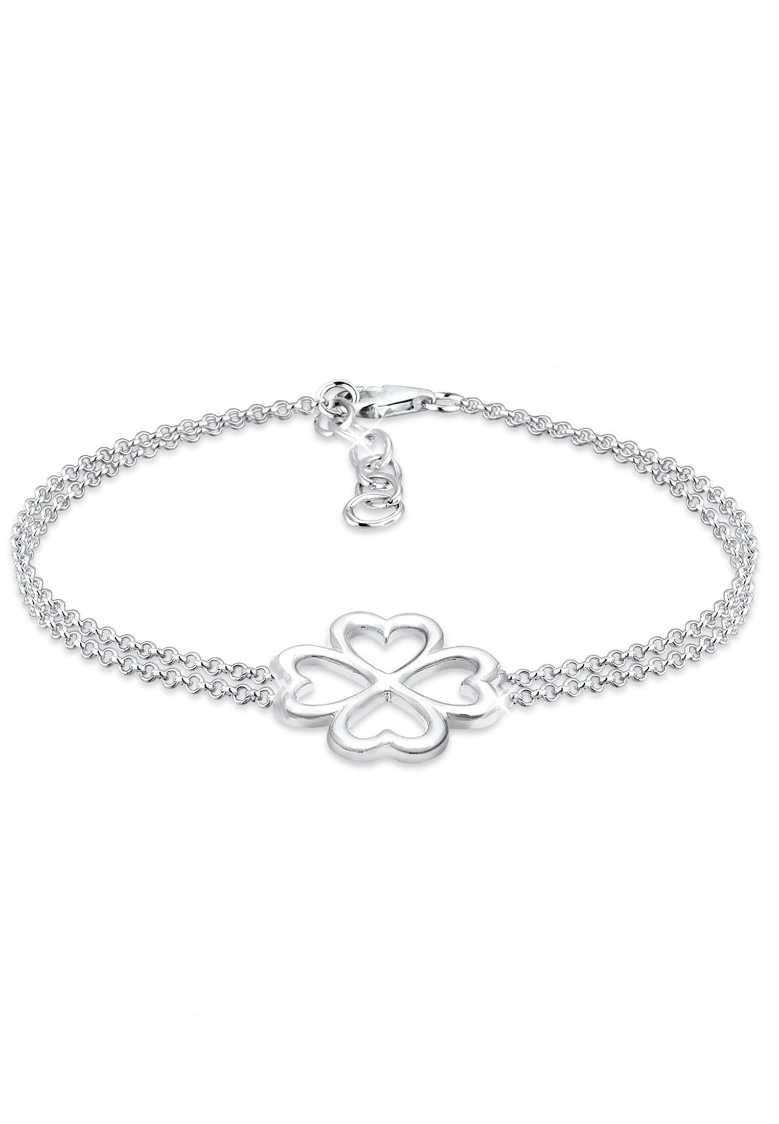 Armband »Kleeblatt Glücksbringer Luck 925 Silber«