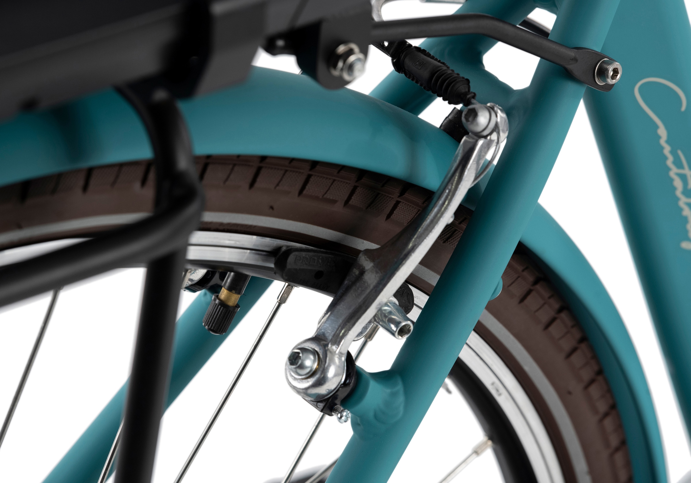 Adore E-Bike »Cantaloupe«, 3 Gang, Shimano, Nexus Schaltbox, Frontmotor 250 W, Pedelec, Elektrofahrrad für Damen, Cityrad, Frontgepäckträger
